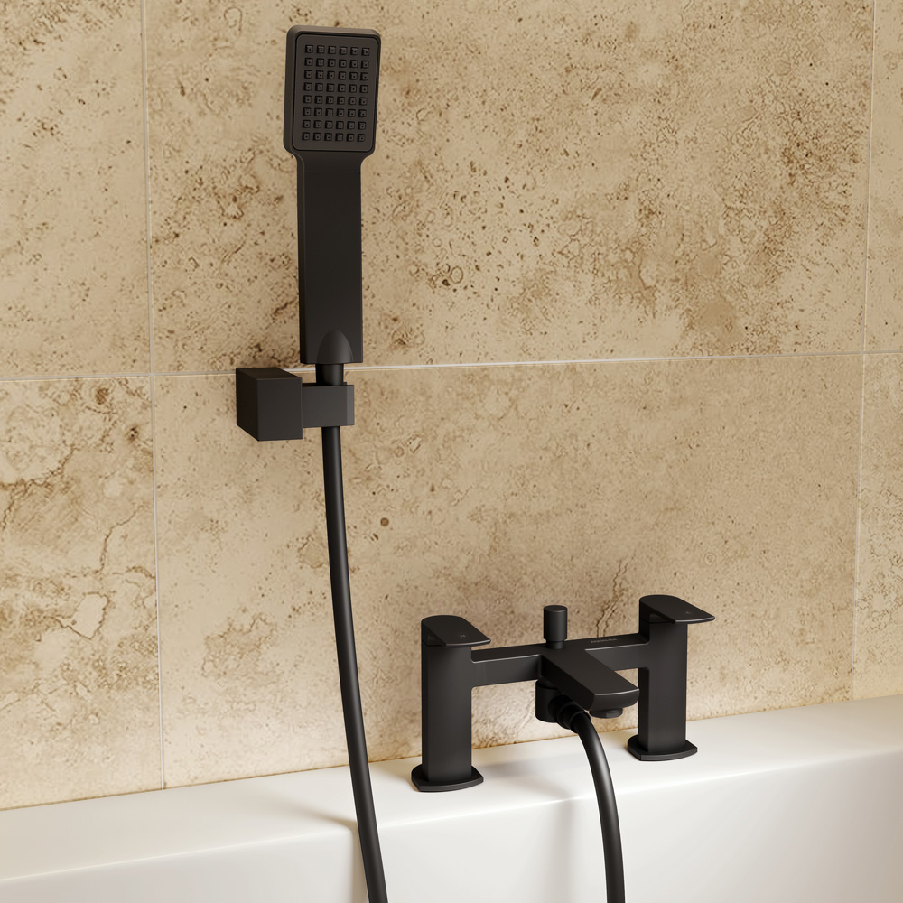 Downtown Taps - Matt Black, Bath Shower Mixer Tap