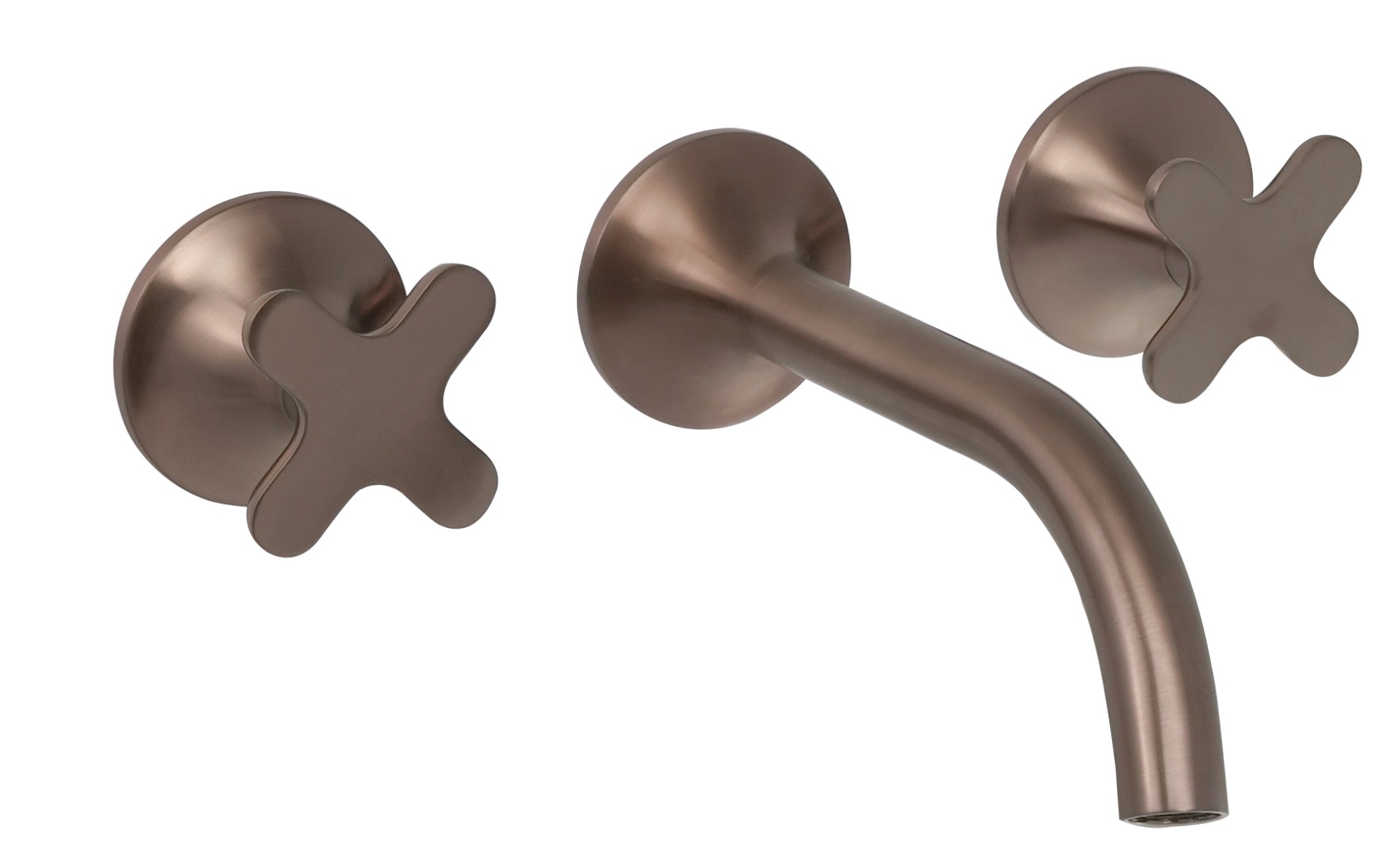 3 hole wall mounted basin mixer (both handles included)