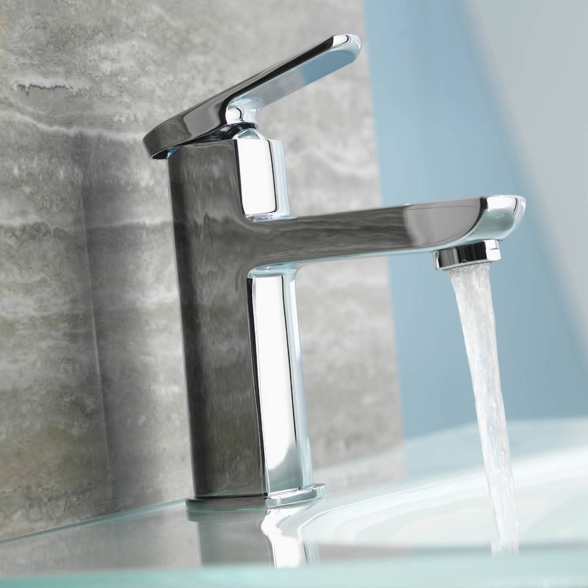 Downtown Taps - Chrome, Pillar Tap Small (Includes Click Clack Waste)