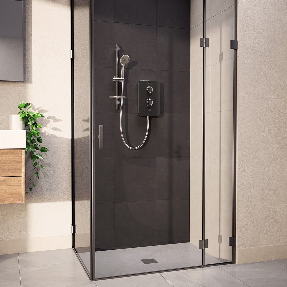E2 Electric Shower - Grey