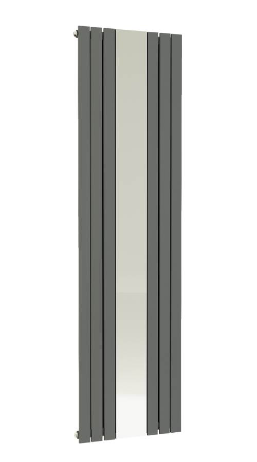 Belgravia Radiator Single Mirrored Anthracite 1800x600x50