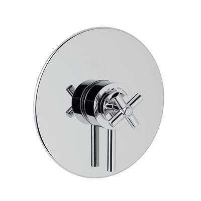 Concealed Thermostatic Crosshead Shower Valve - Chrome
