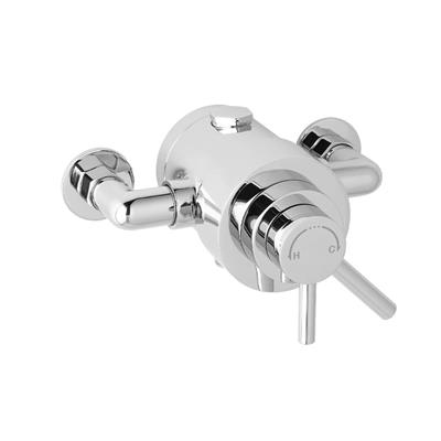 Exposed Thermostatic Lever Shower Valve - Chrome
