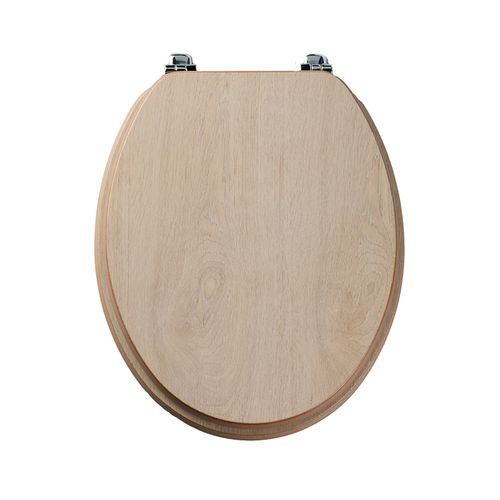Millennium Wood Veneer Toilet Seat - Limed Oak