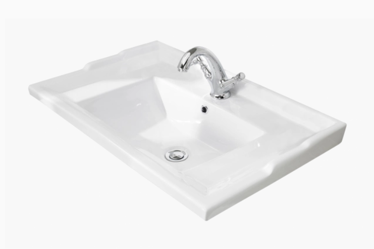 600MM Traditional Ceramic Basin 1 Tap Hole BAYC201