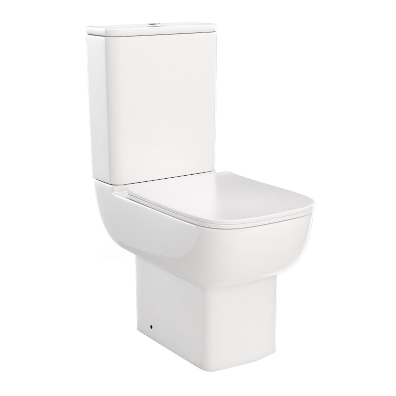 Florence Short Projection CC Pan, Cistern SC Seat (Rimless)