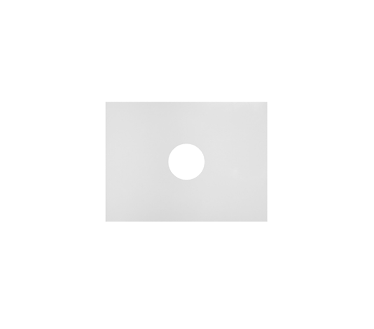 Purity 506x400mm Solid Surface Worktop White
