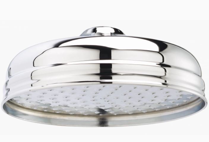 8" APRON FIXED HEAD (195MM) - CHROME