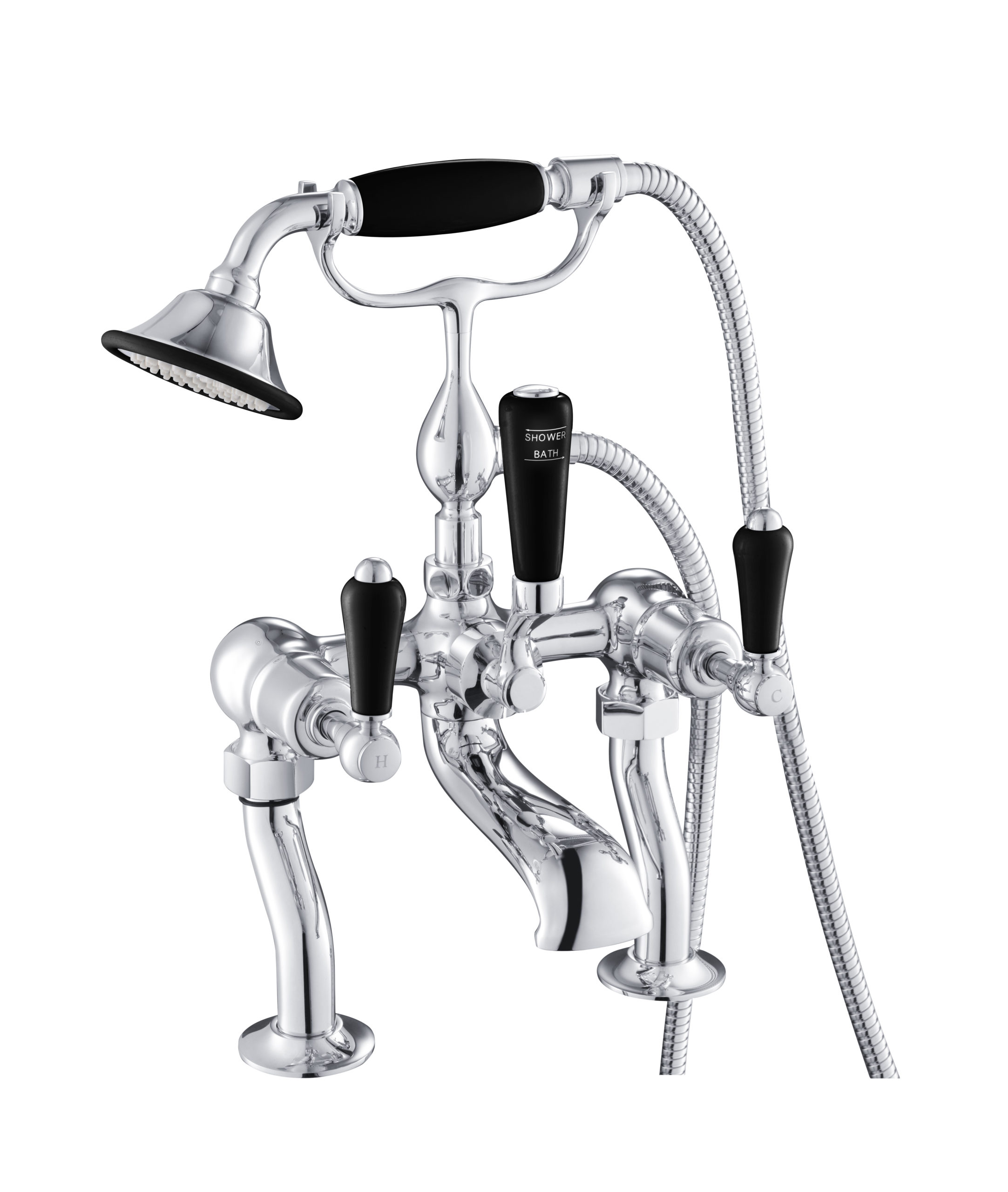 JTP - Deck Mounted Bath Shower Mixer with Kit