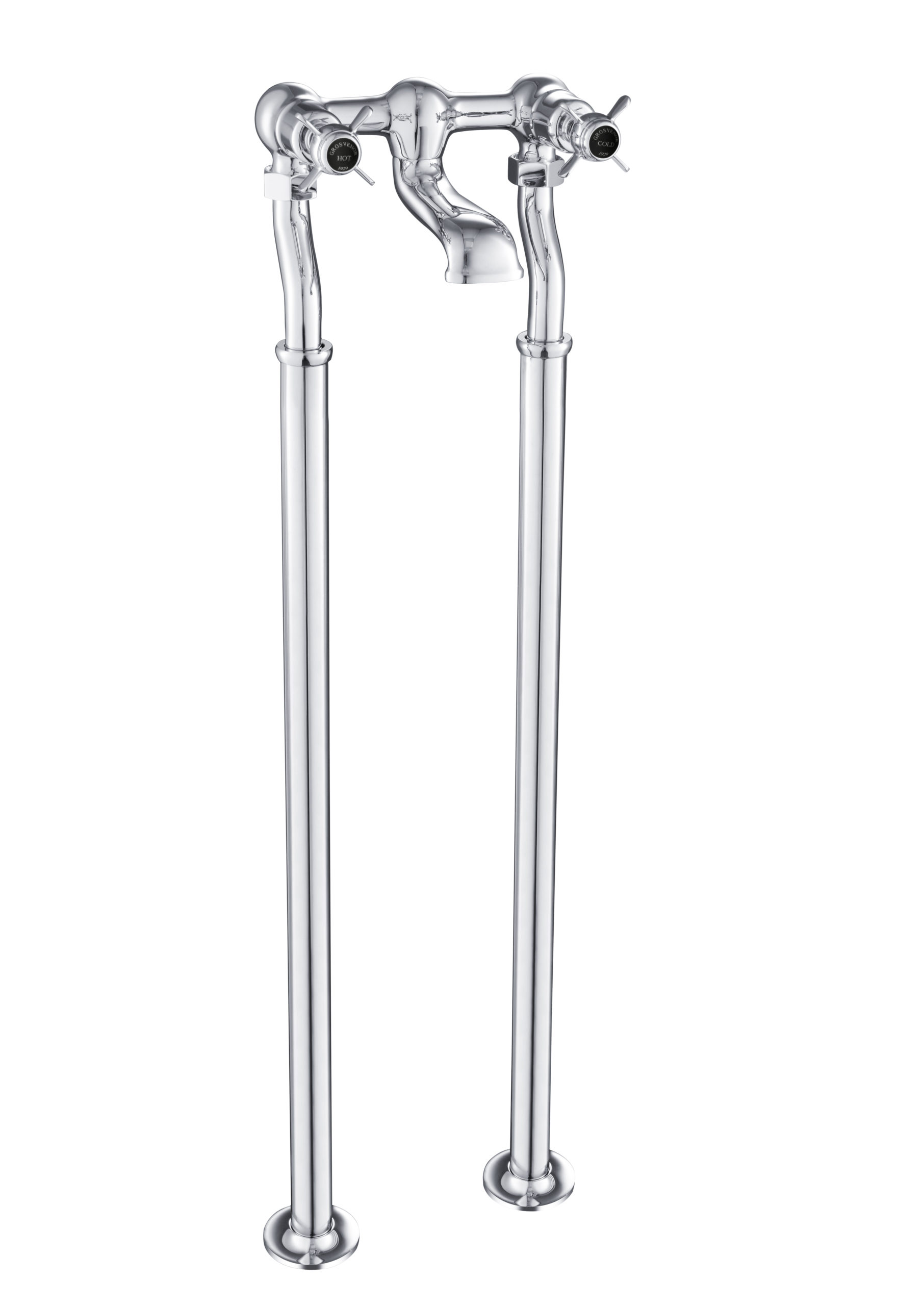 JTP - Grosvenor Lever Floor Freestanding Bath Filler