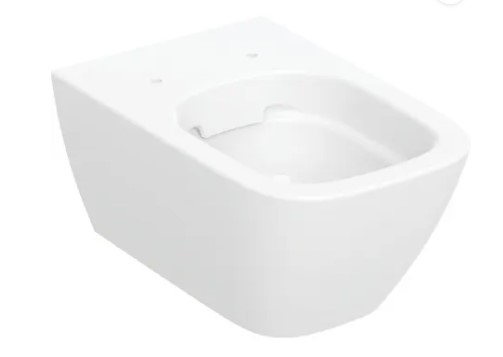 Geberit Smyle Square wall-hung WC, washdown, shrouded, Rimfree