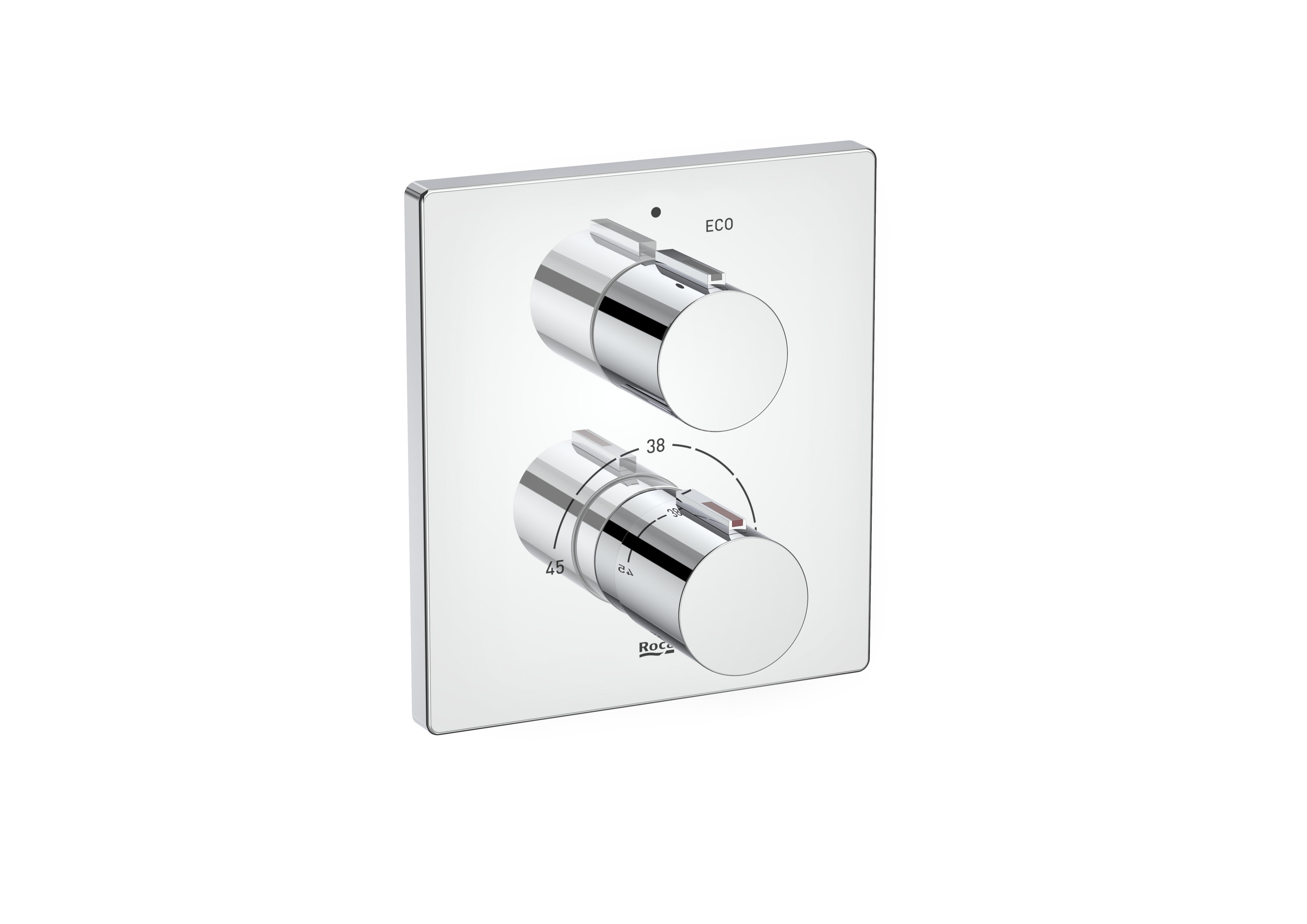 Built-in thermostatic bath-shower mixer. Required: RocaBox A525869403