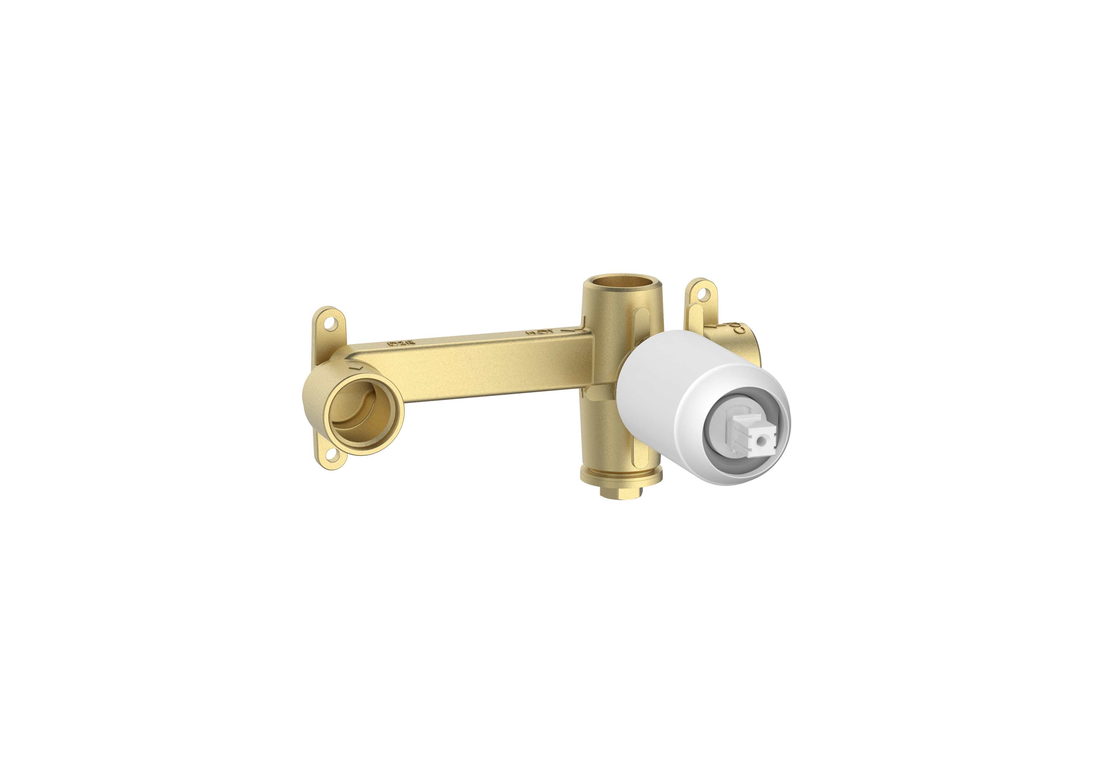 Built-in body for the installation of Targa built-in basin mixer - Matt White