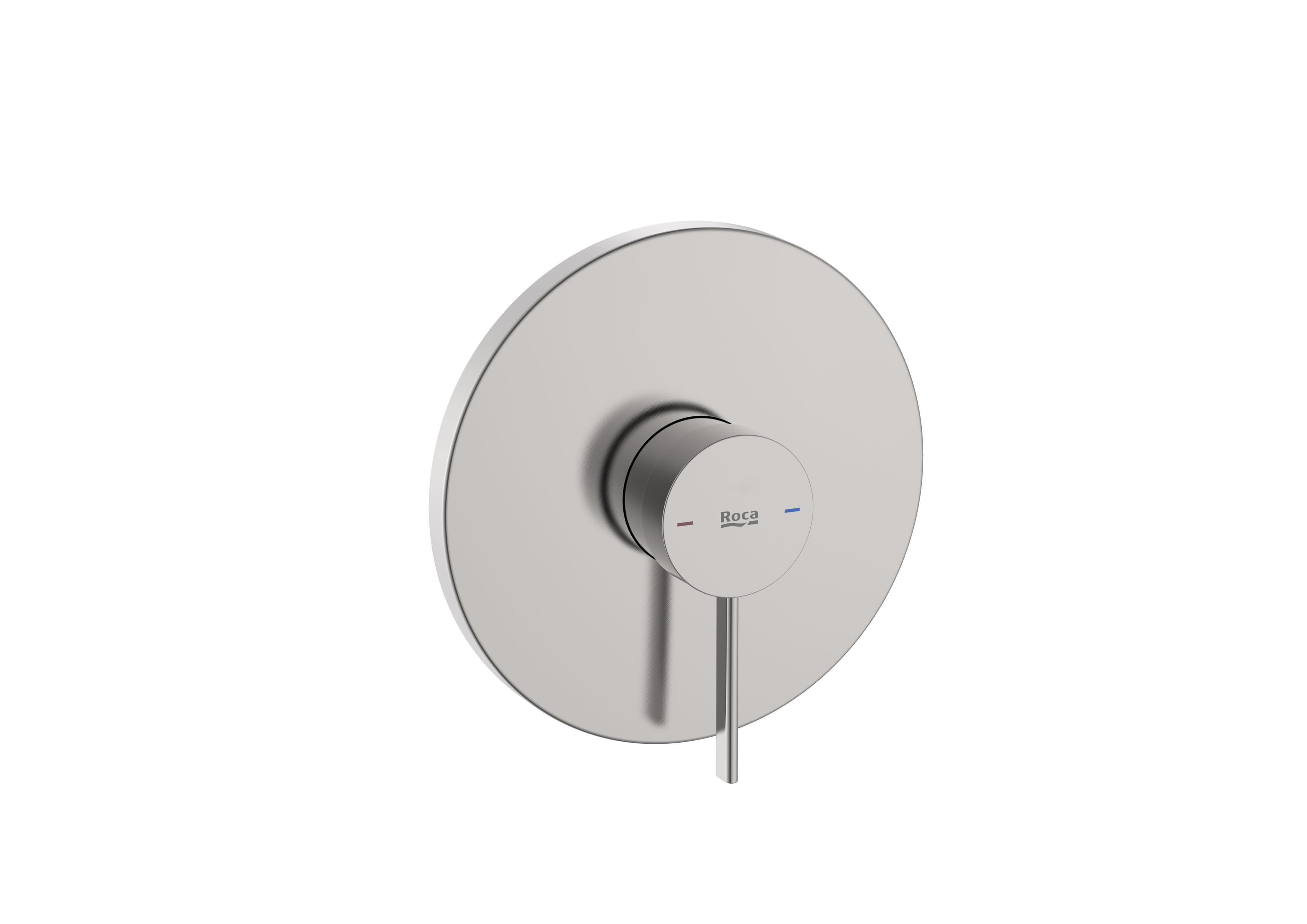 Built-in shower mixer (1 way). To be completed with RocaBox A525869403 - Stainless Steel Finish