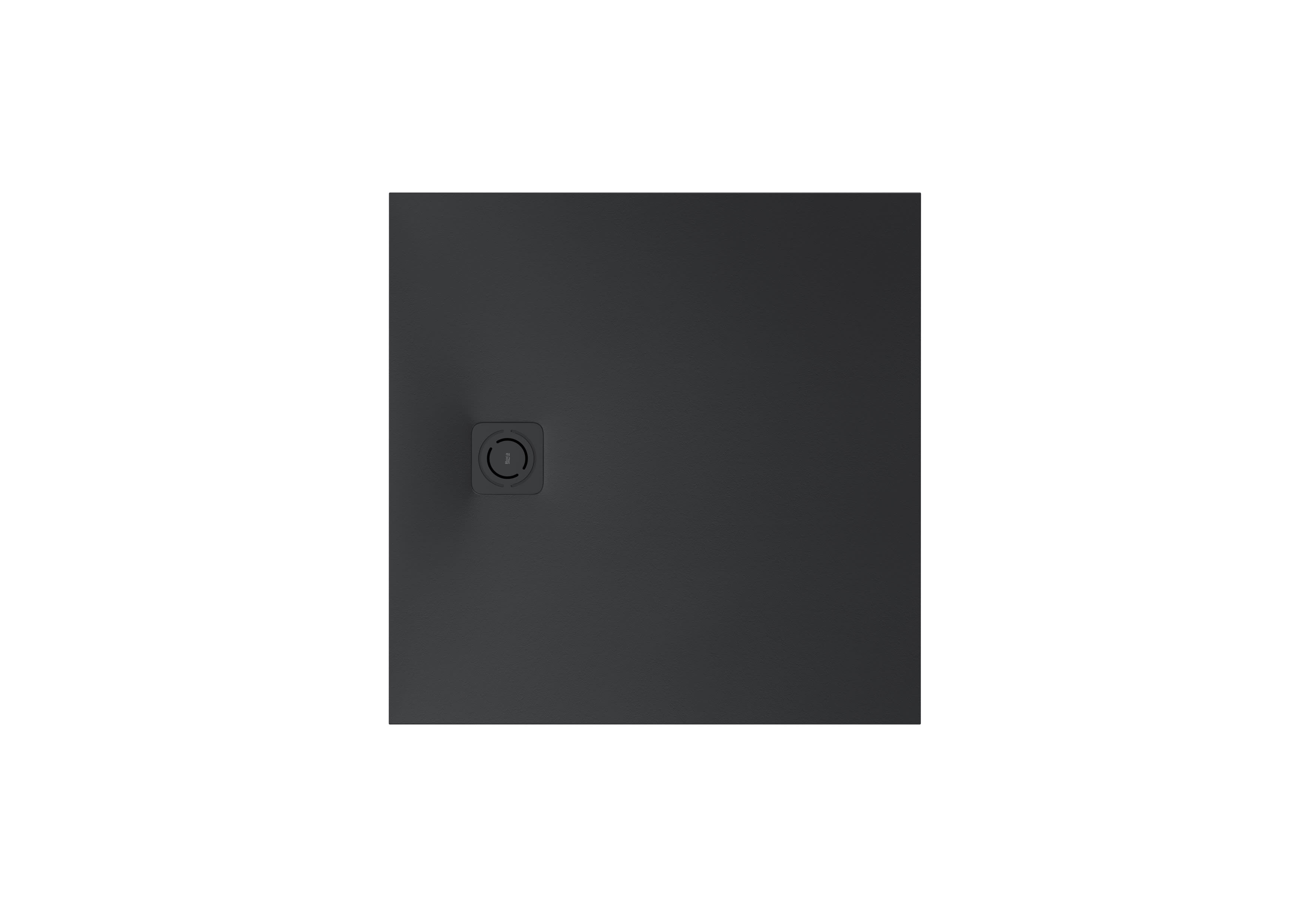 Superslim STONEX® square shower tray without drain - Black