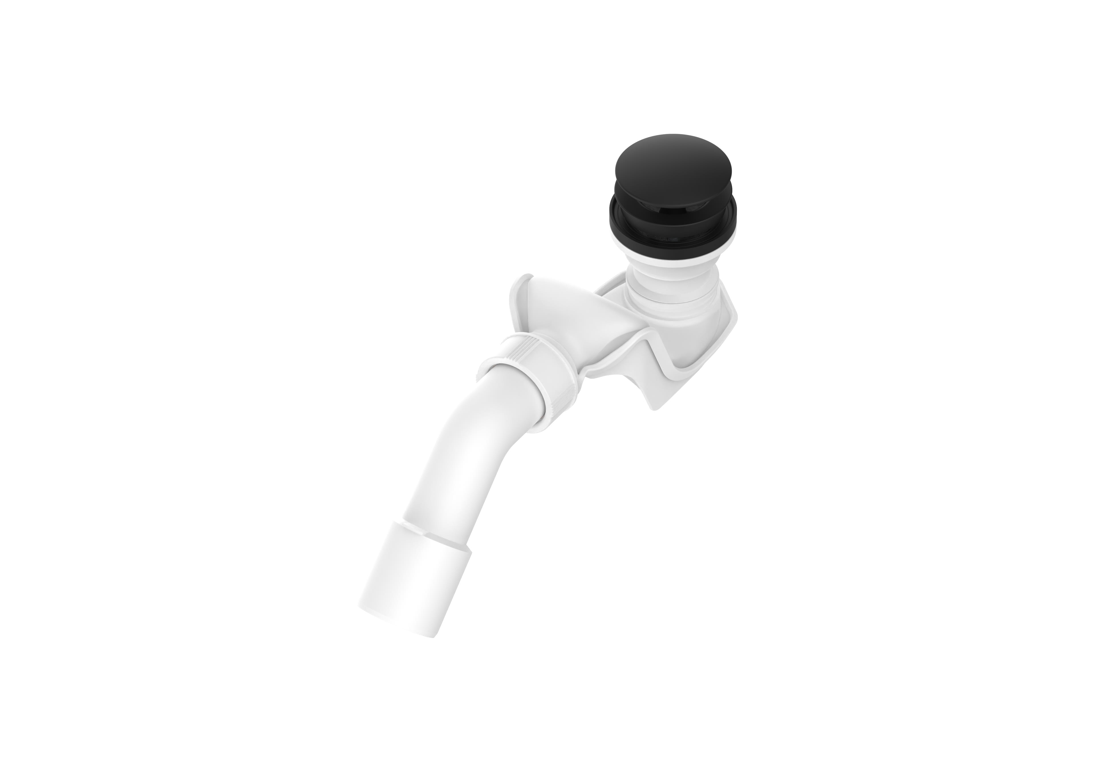 Click-clack waste Ø 52 mm - Matt Black