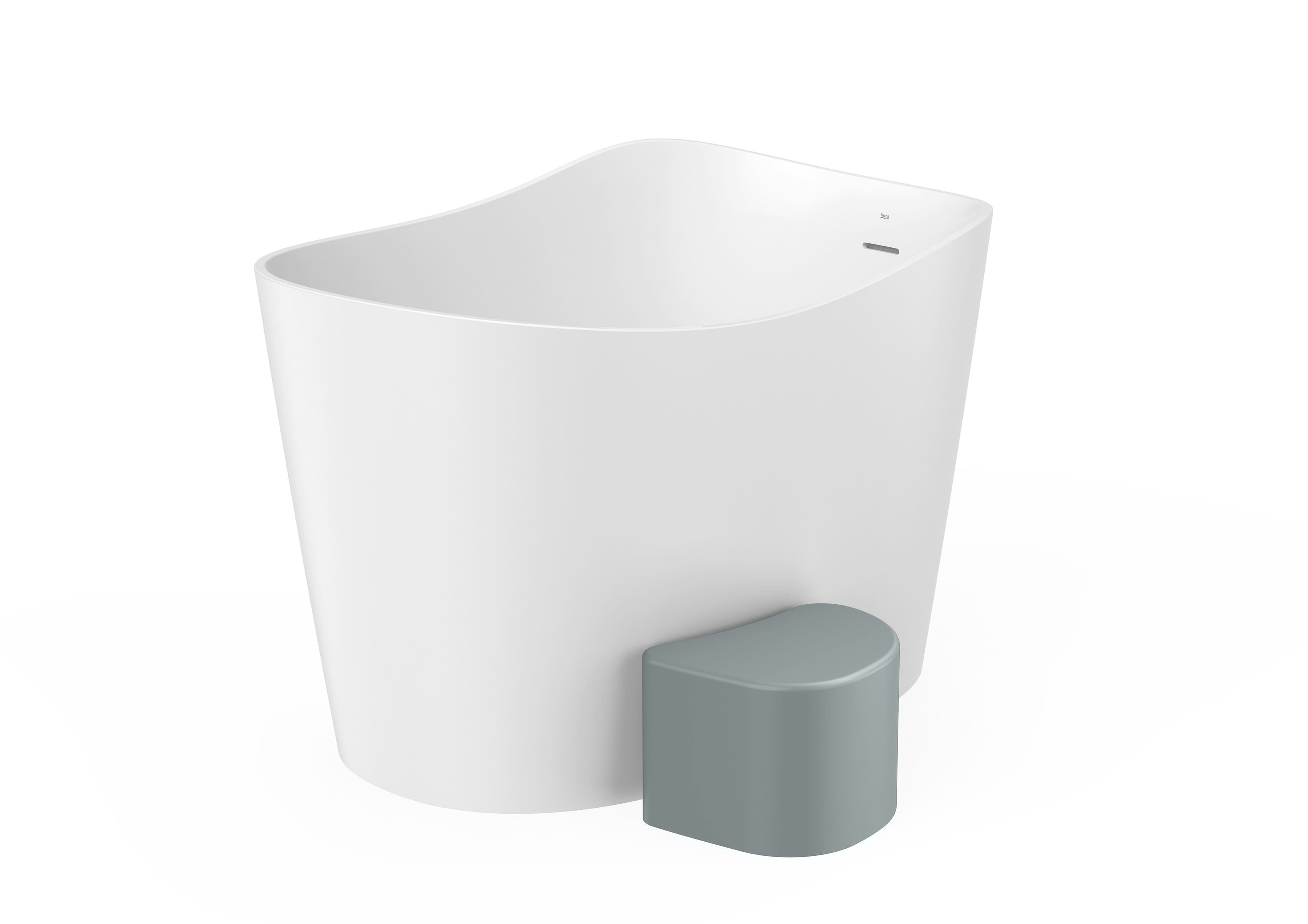 Oval Stonex® freestanding Japanese bath