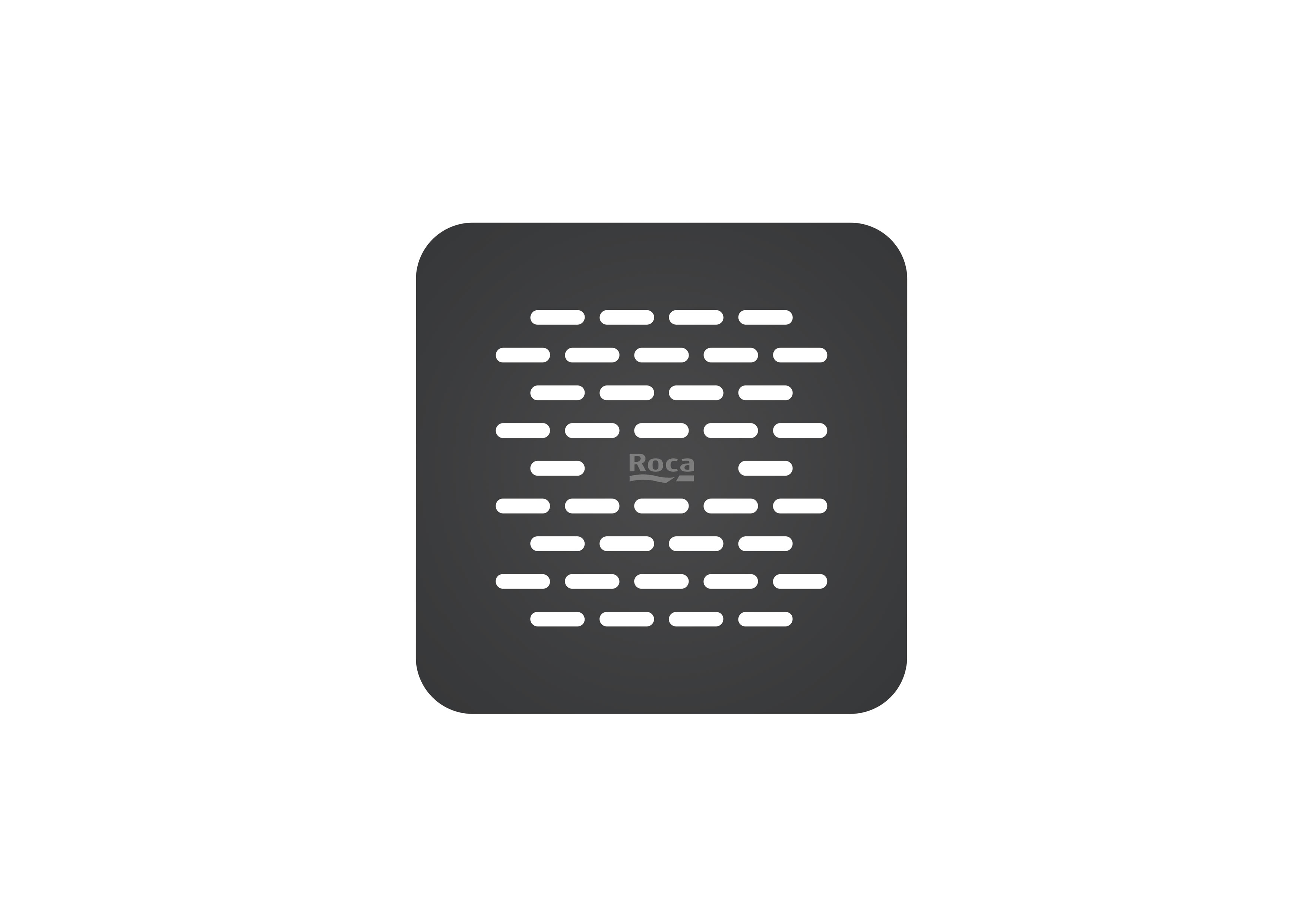 Brick - Stainless steel coloured grid for Terran-N - Black