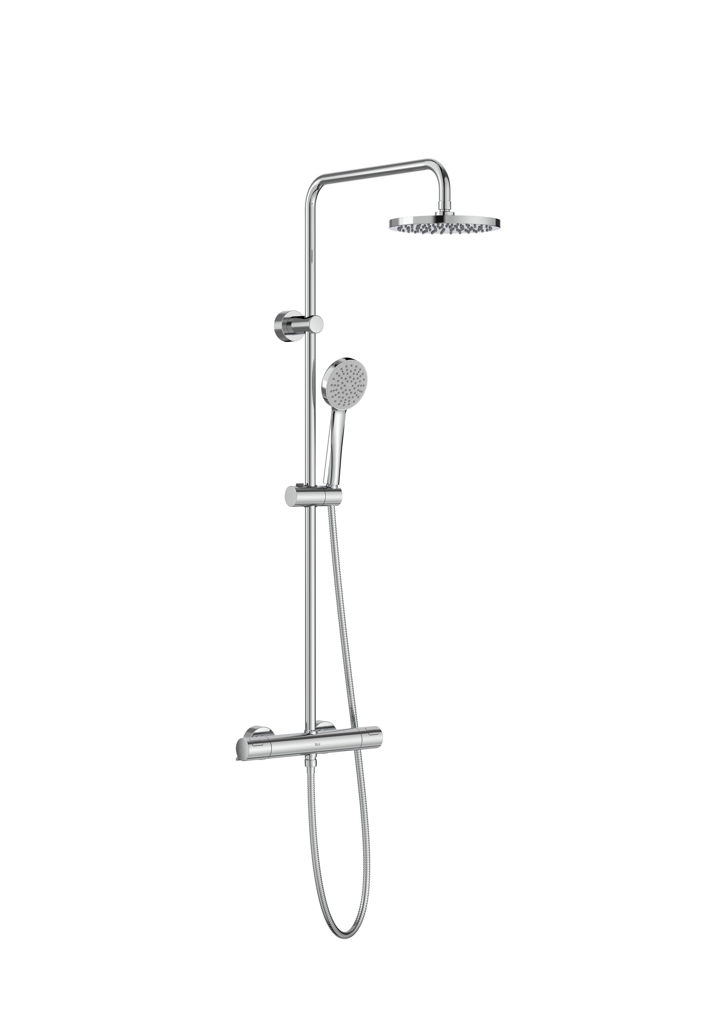 Thermostatic shower column
