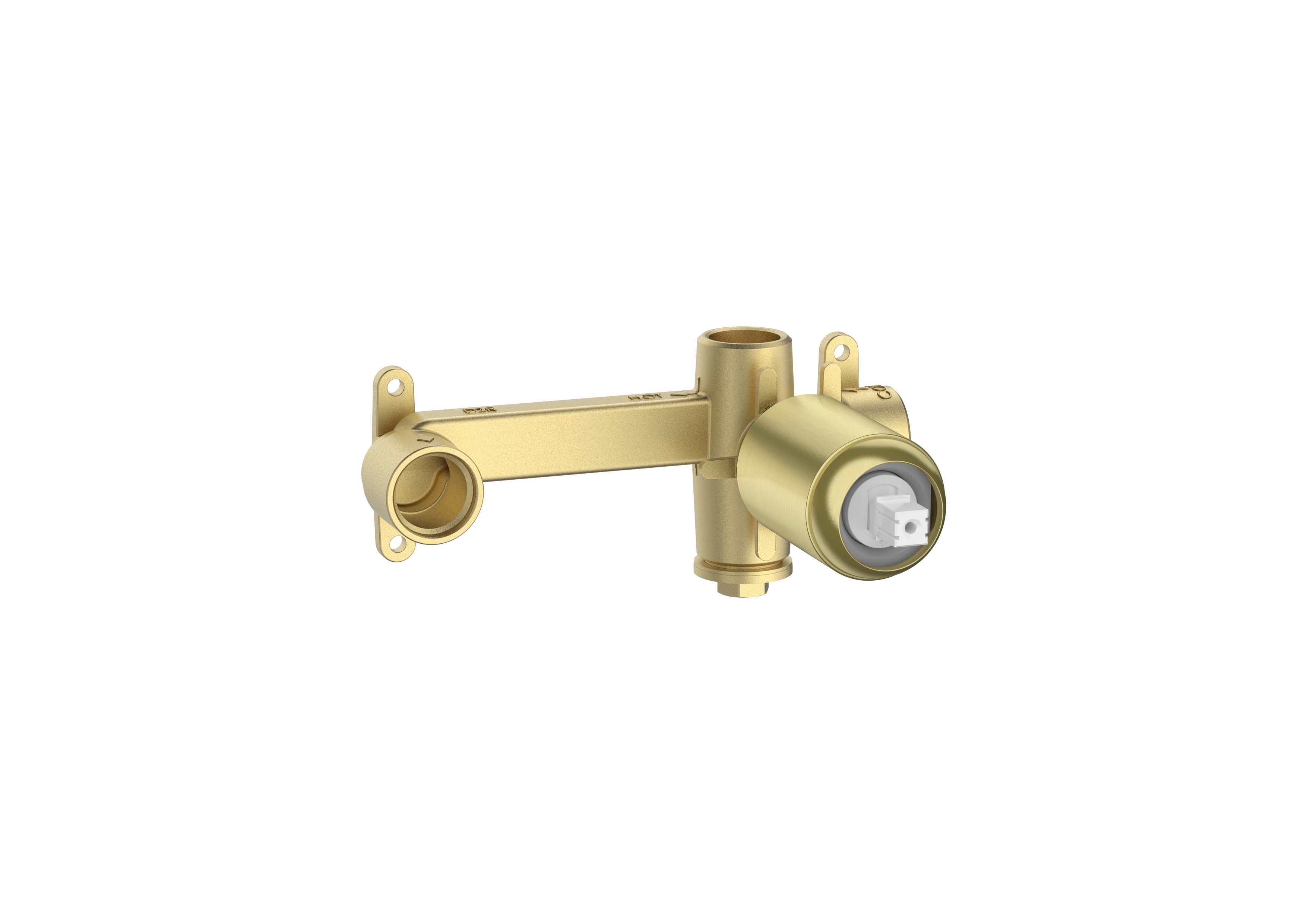 Built-in body for the installation of Targa built-in basin mixer - Brushed Brass