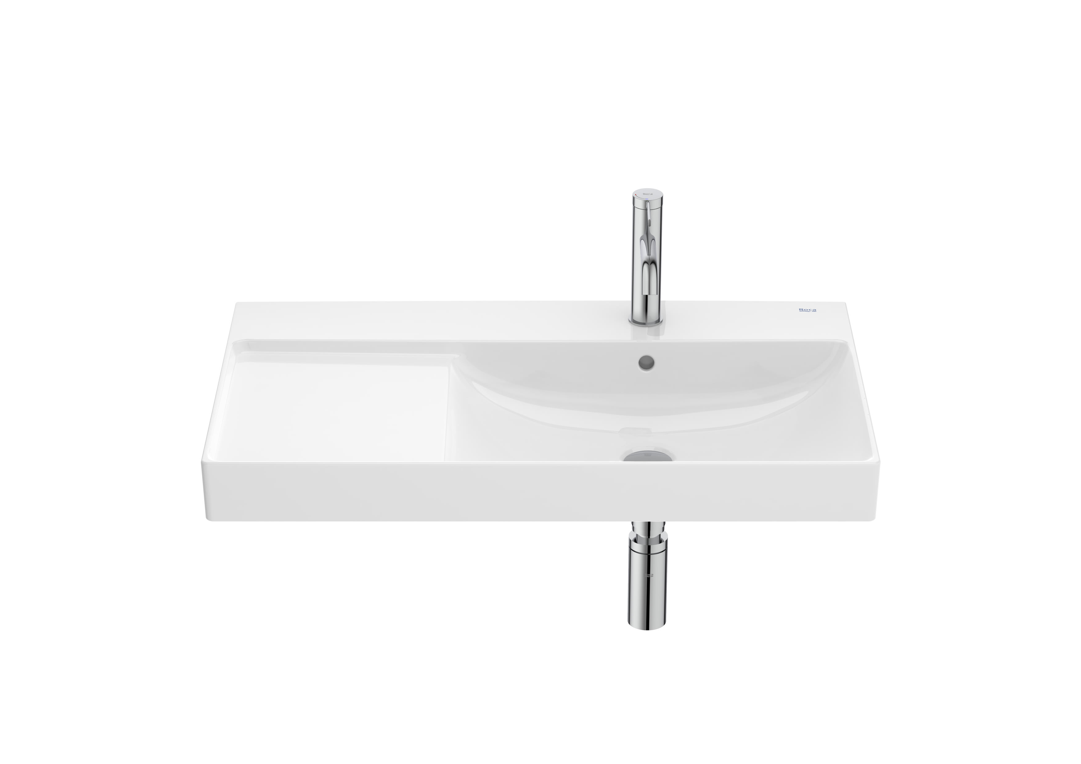 Wall-hung Fineceramic® basin - Supraglaze