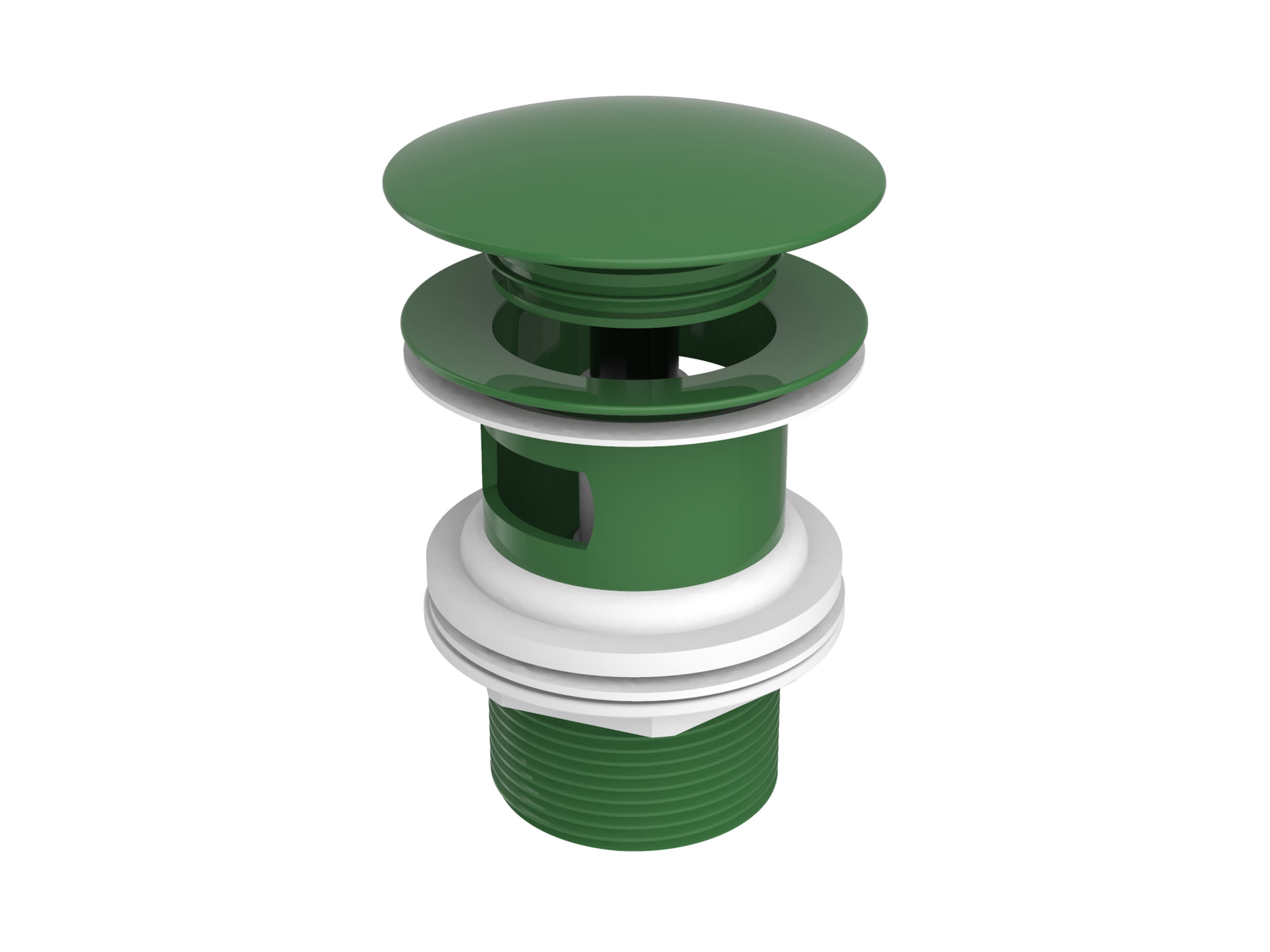 Click-clack universal waste. Vitreous plug Ø 65 - Mint Green