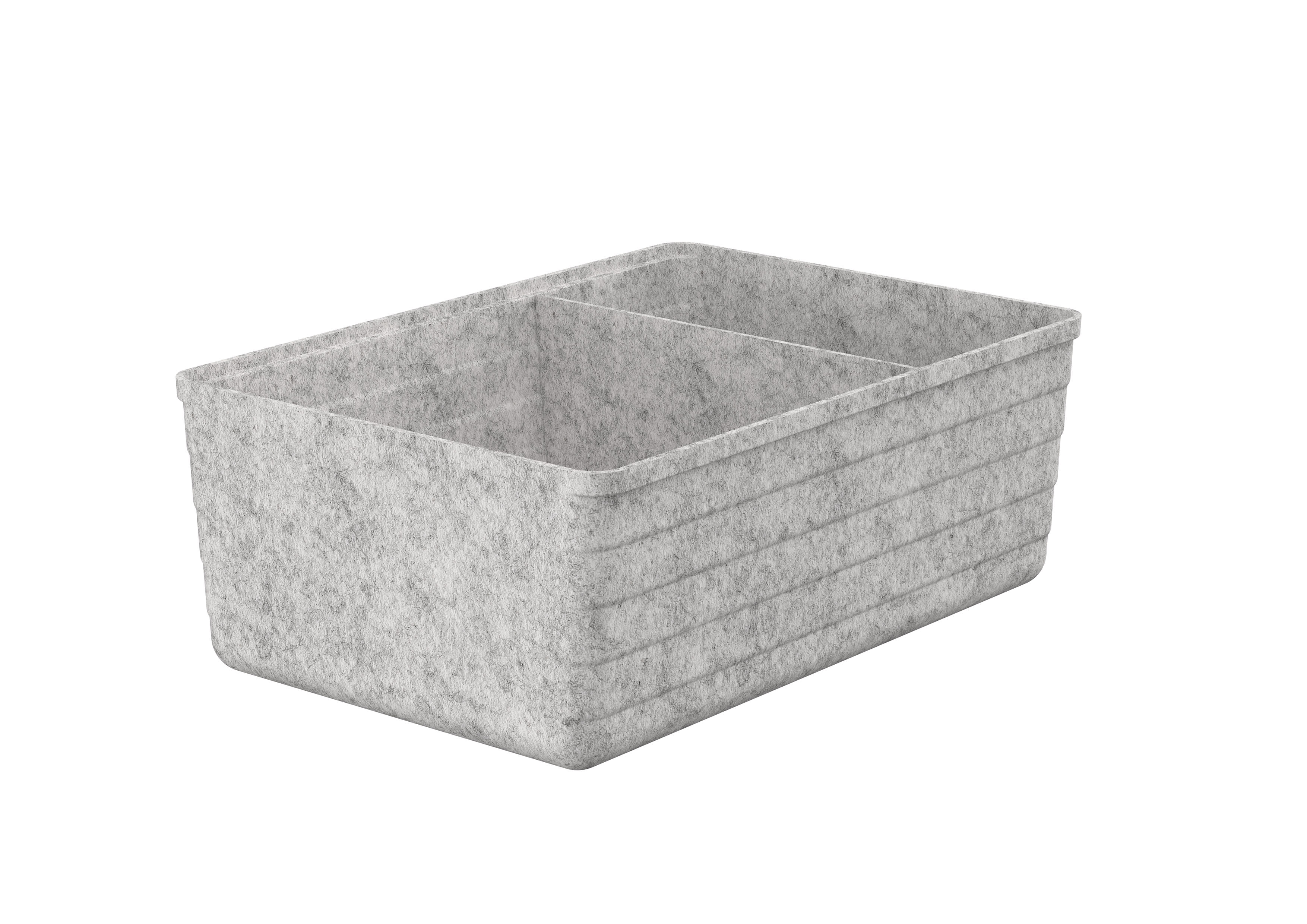 Large felt box with cork cover