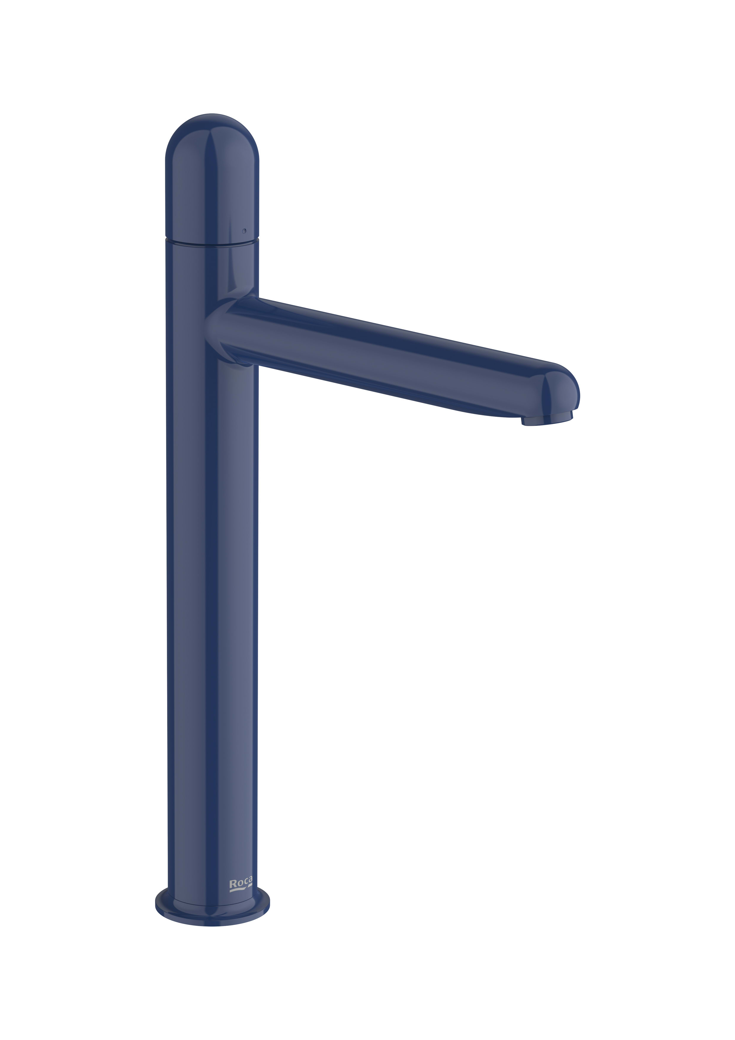 Basin mixer smooth body with Dome handle. XL-SIZE - Cobalt Blue