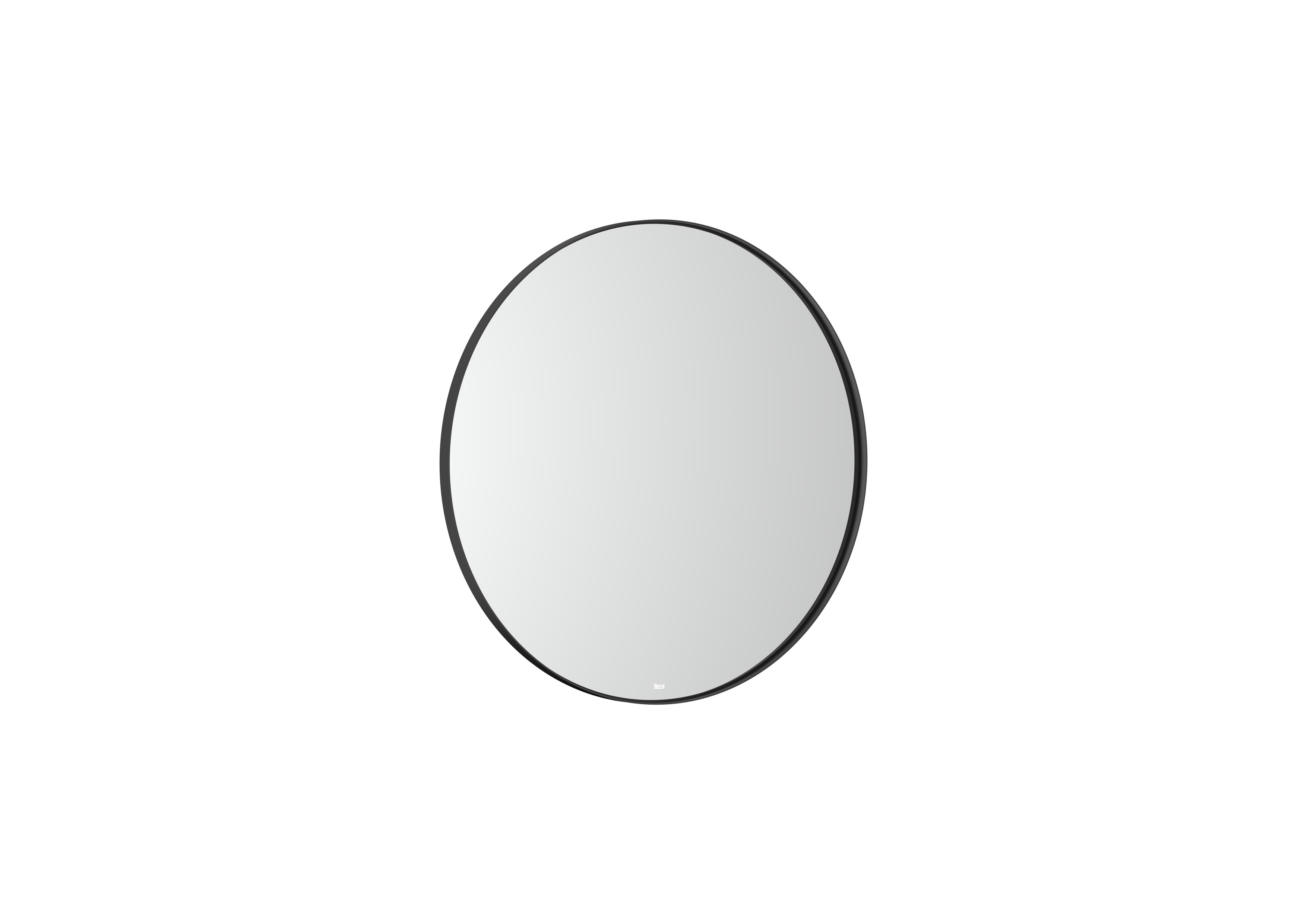 Round mirror with perimeter lighting. Colour temperature: 3000K