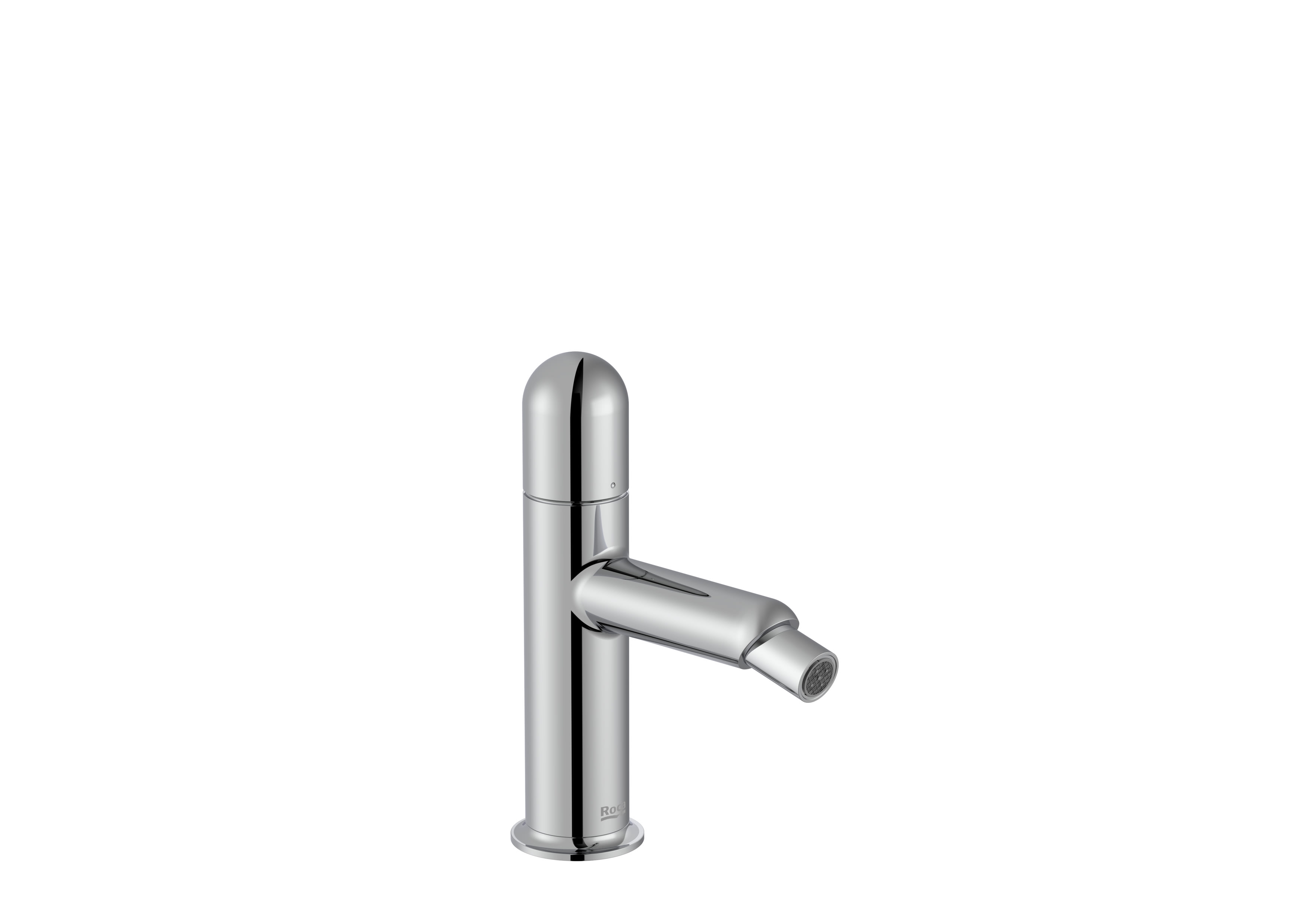 Bidet mixer smooth body with Dome handle - Chrome