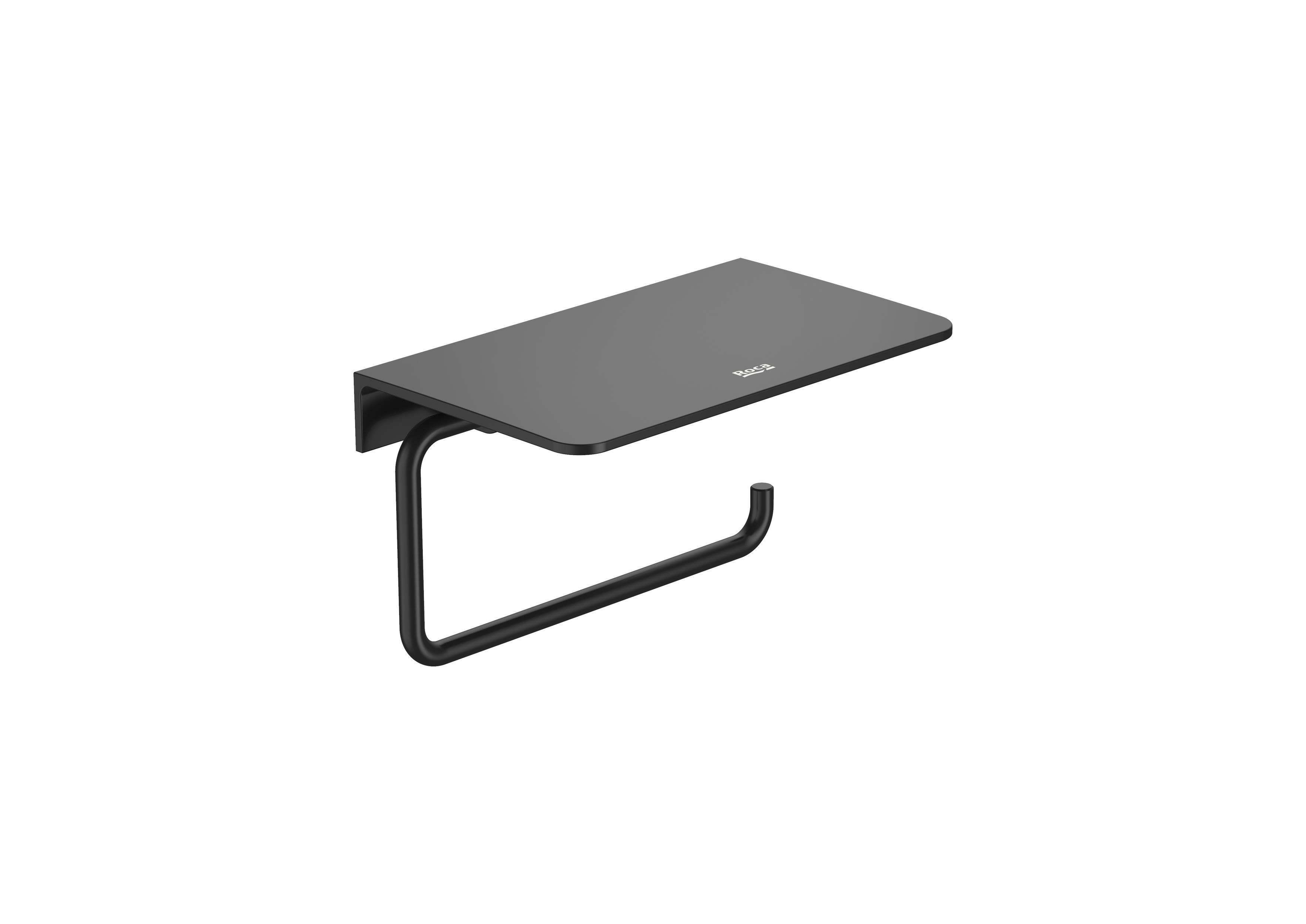 Toilet roll holder without cover