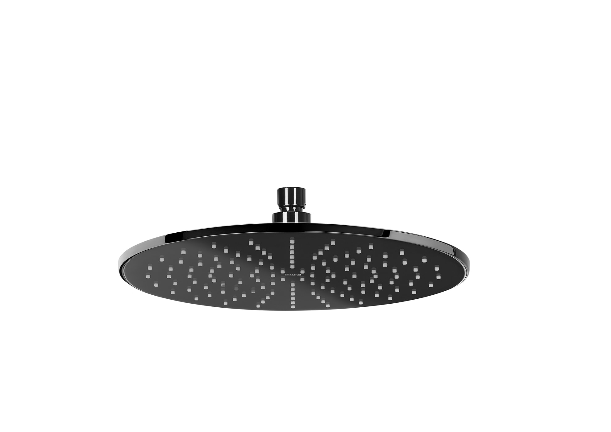 Extraslim rain shower head in Titanium Black - Titanium black