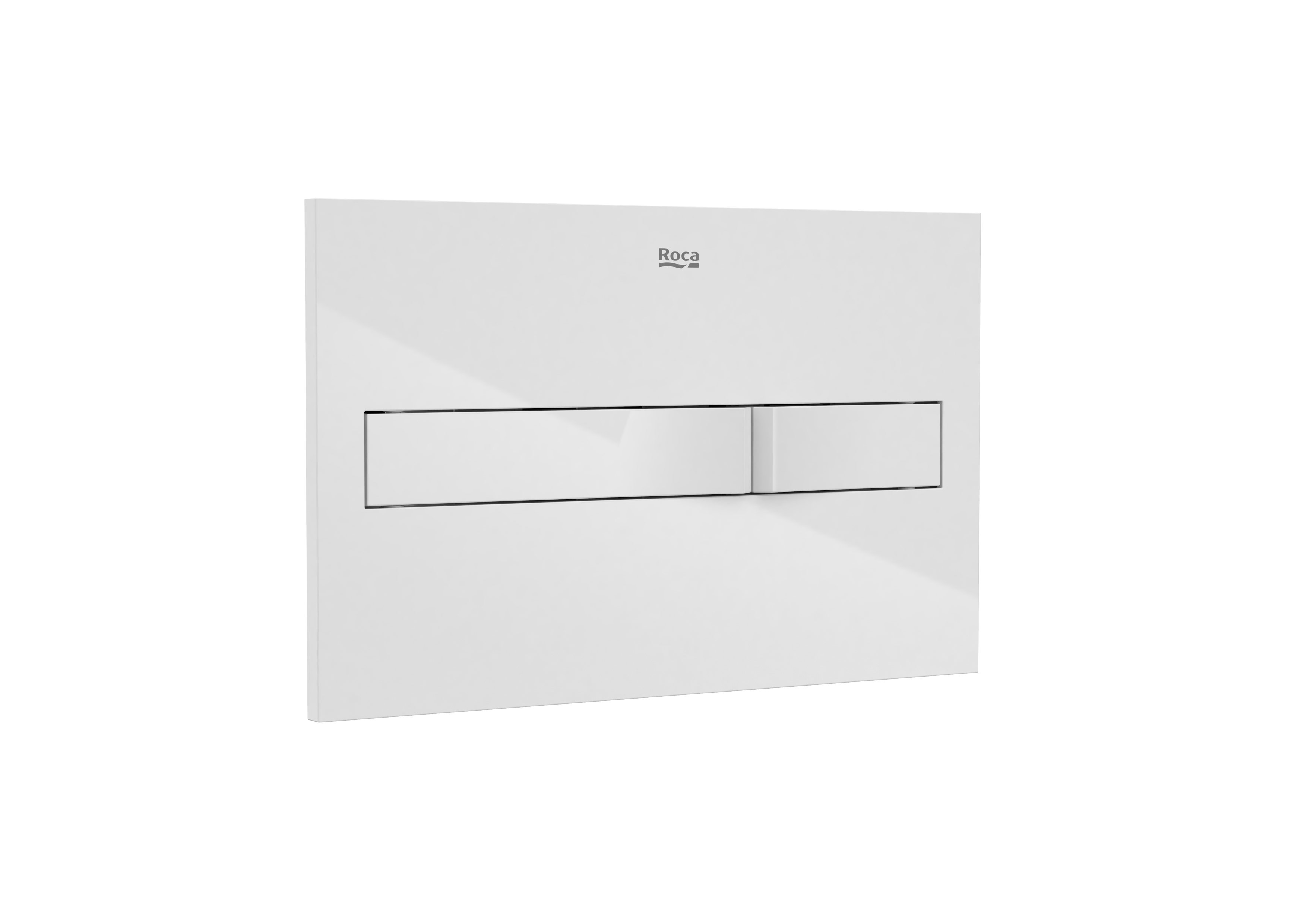 PL2 (DUPLO ONE) - Dual flush operating plate for concealed cistern - White