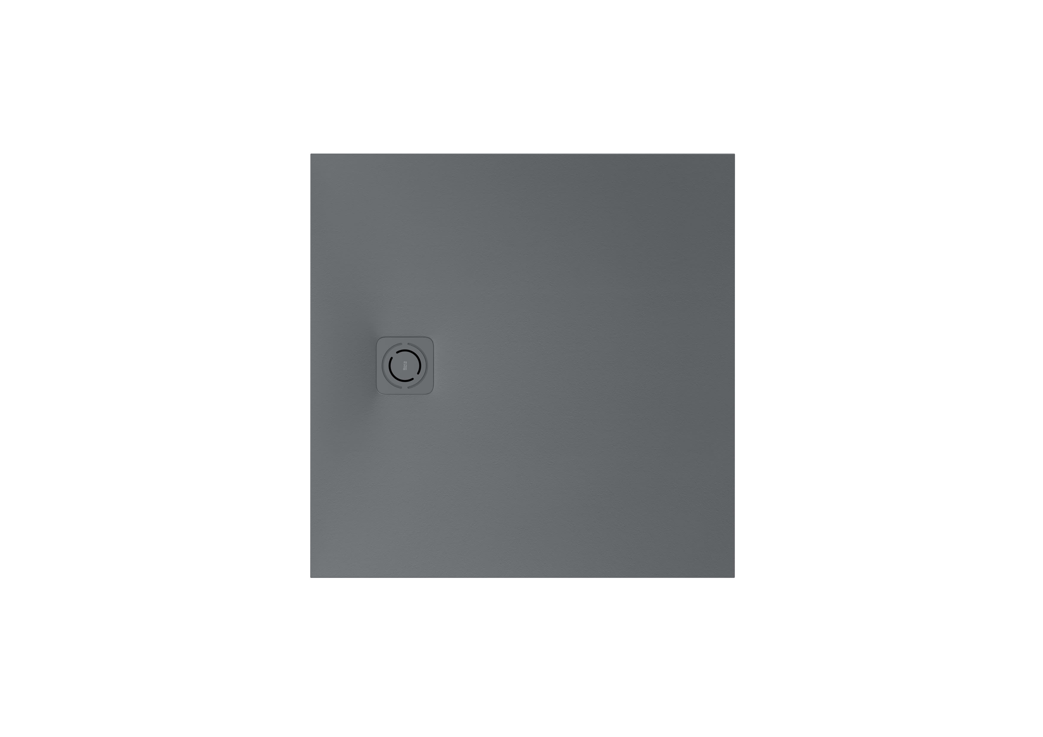 Superslim STONEX® square shower tray without drain - Slate