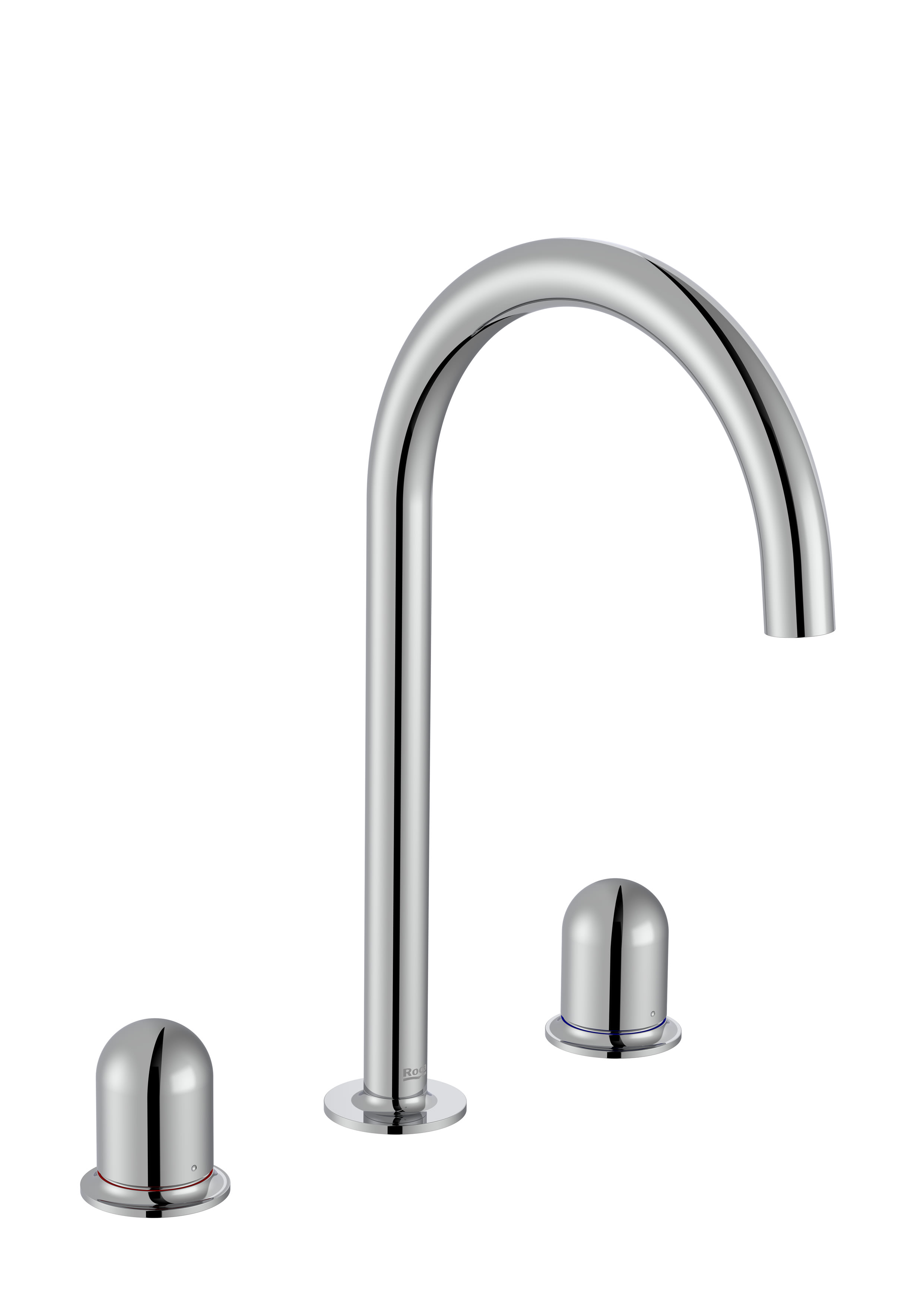 Basin mixer smooth body