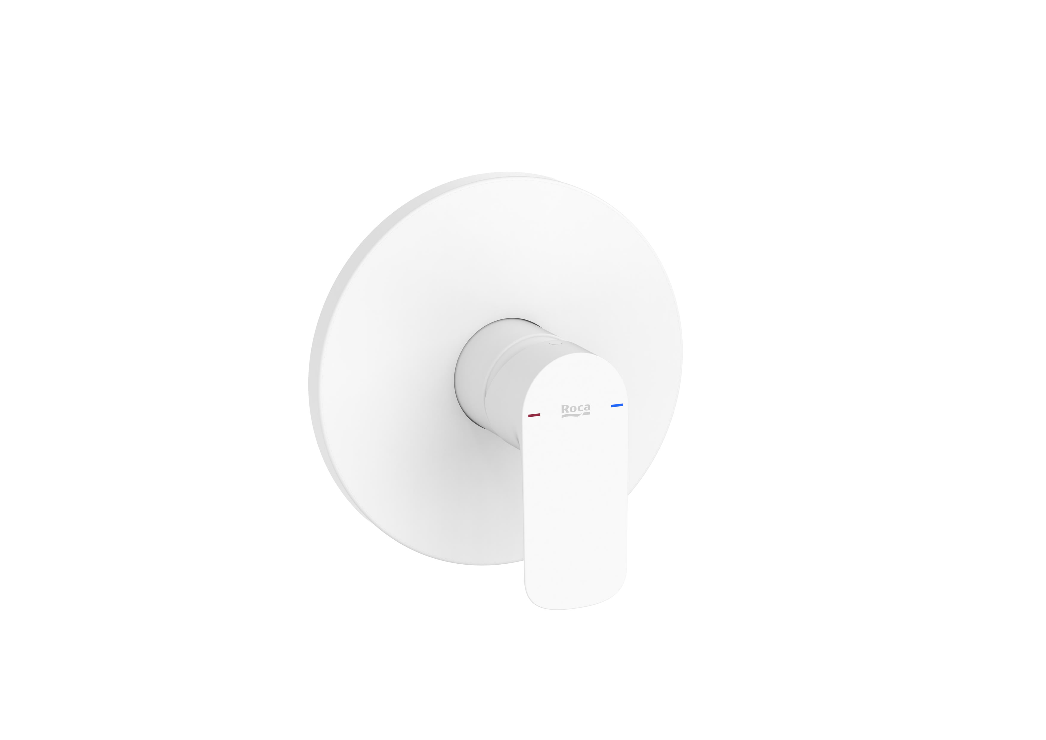 Built-in bath or shower mixer with 1 outlet - White