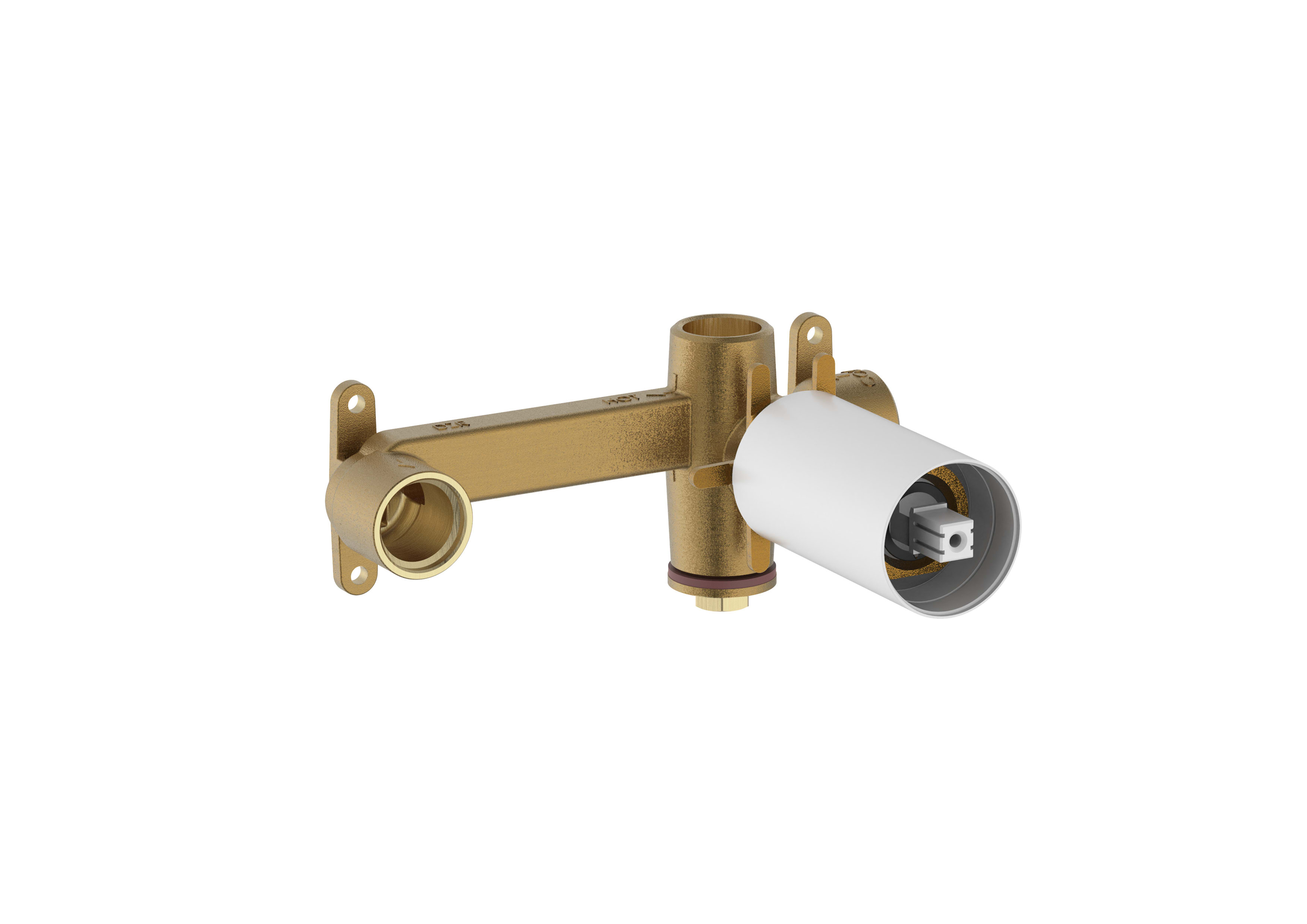 Built-in body for basin mixer - Matt White