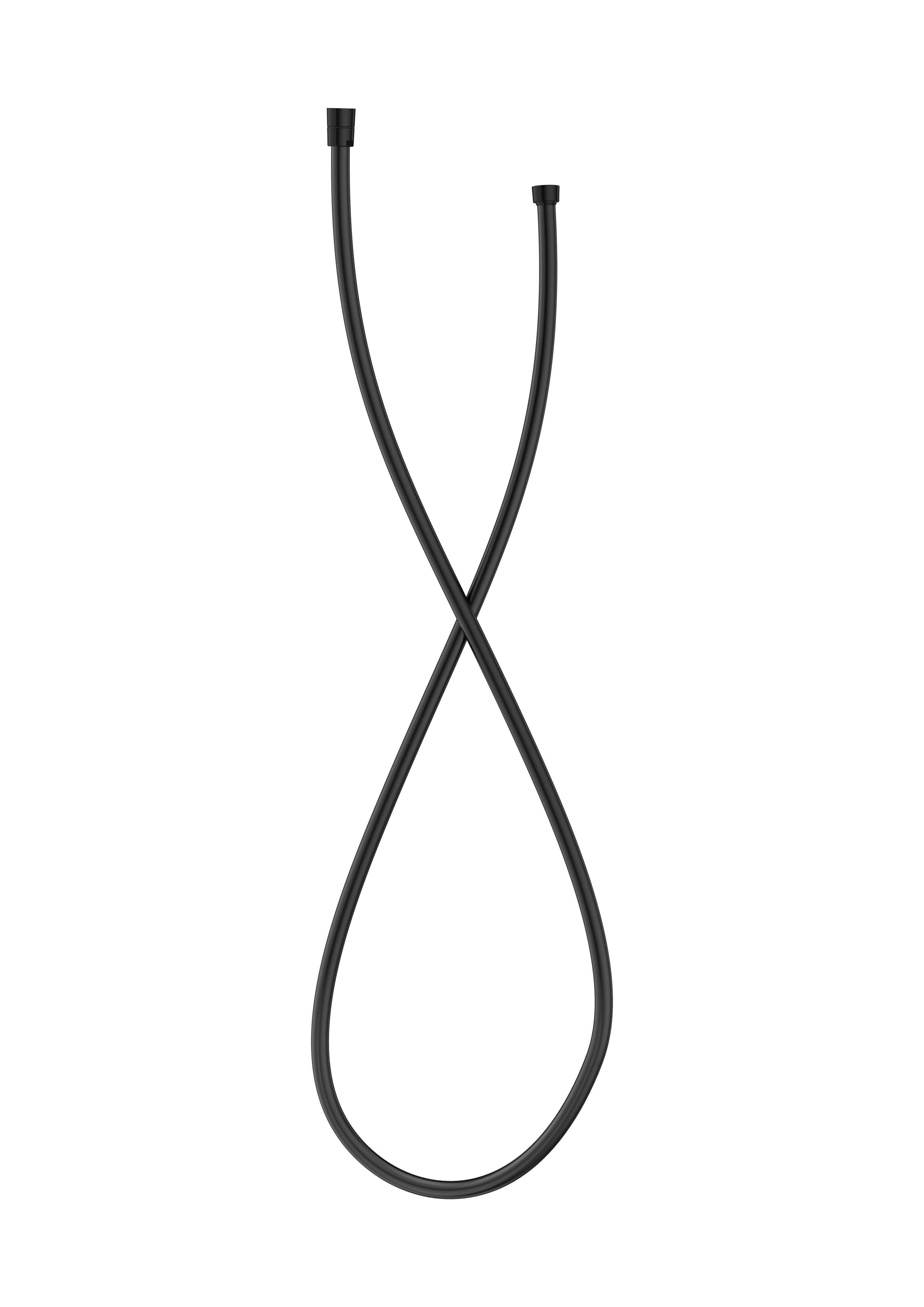 Flexible 1.5m Shower Hose (anti-twist) - Titanium black