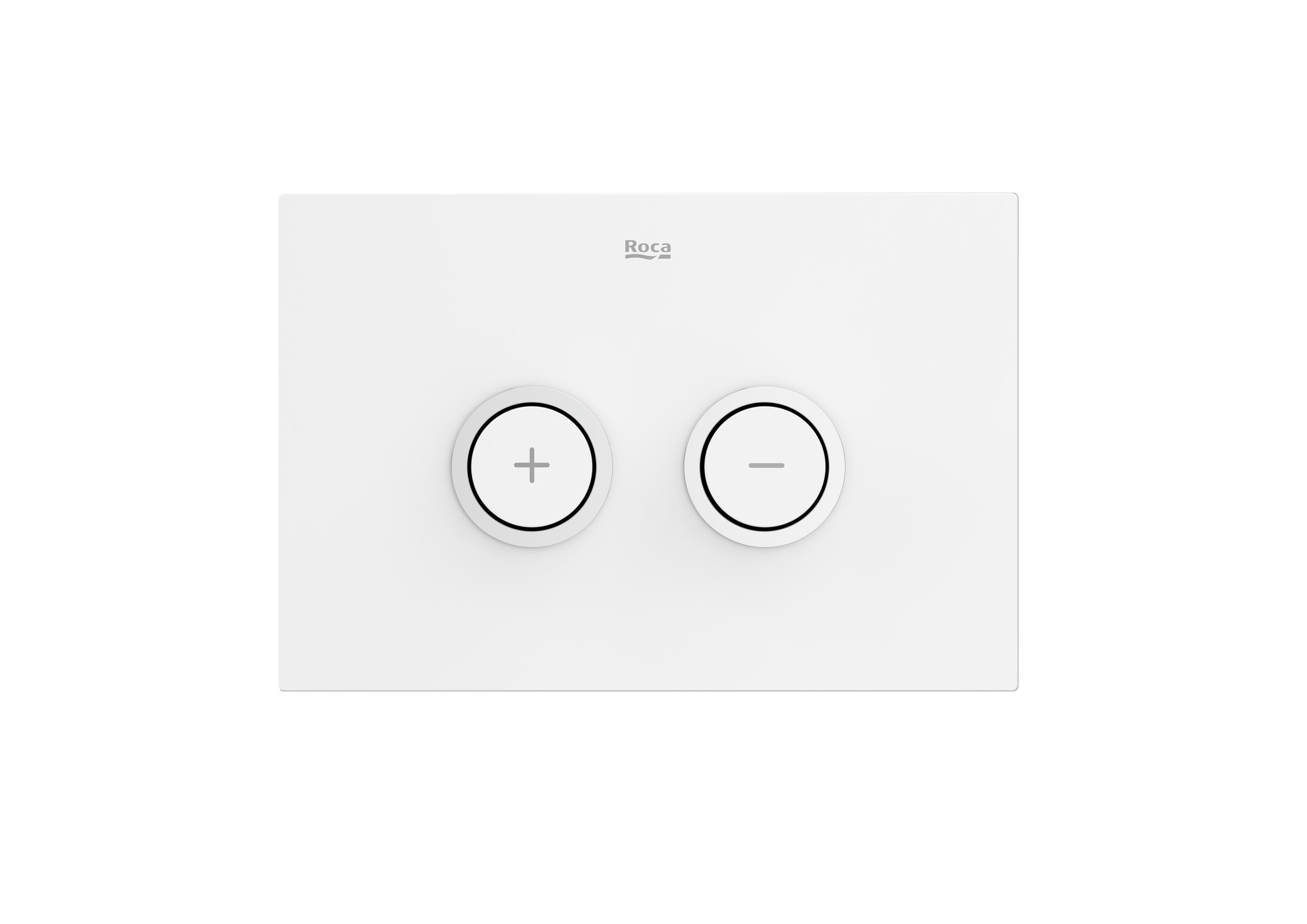 PL10 (DUPLO ONE) - Dual flush operating plate for concealed cistern with pneumatic activation