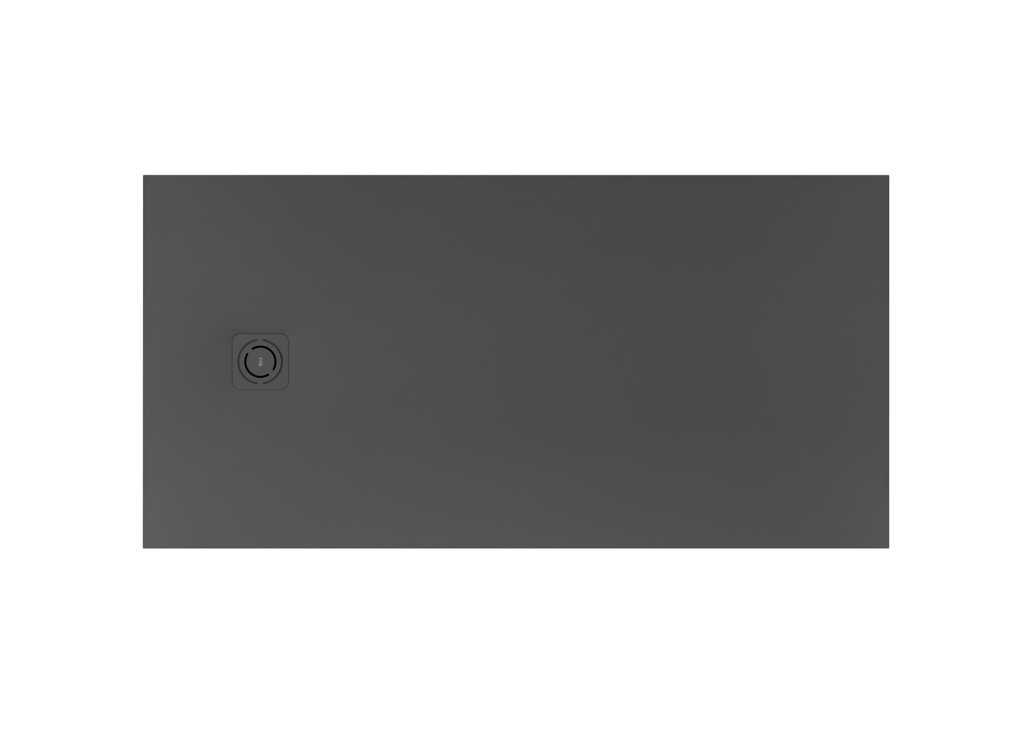 Superslim STONEX® rectangular shower tray without drain - Onyx