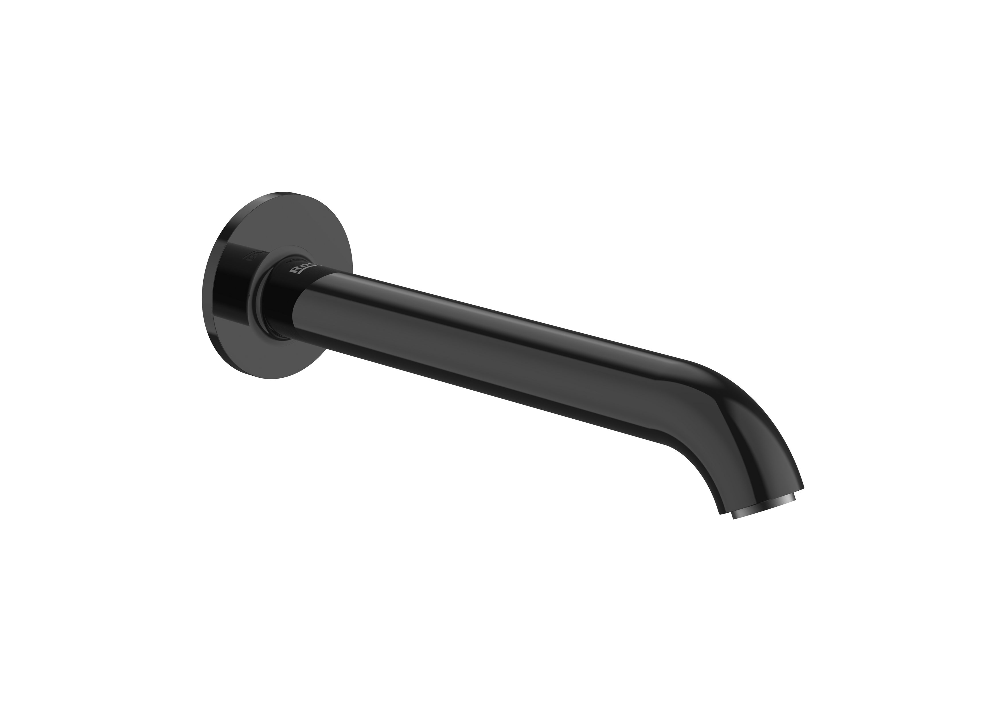 Wall-mounted bath spout - Titanium black