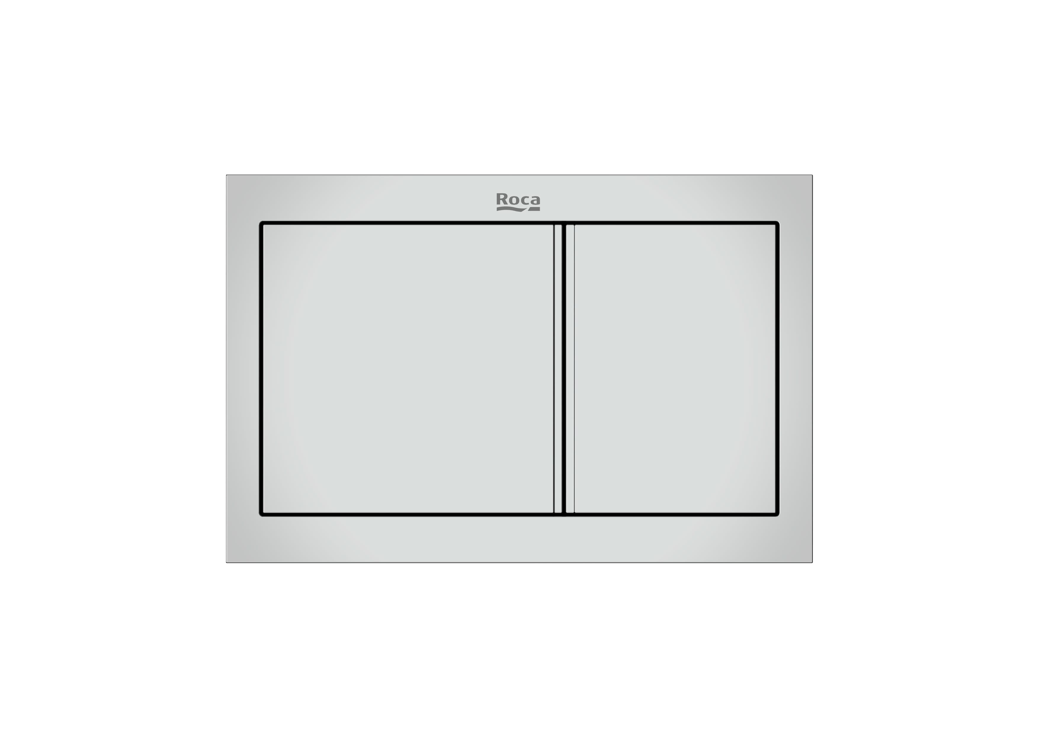 PS1 (DUPLO S) - Dual flush operating plate for concealed cistern. Cable technology. No tools required for installation. - Chrome