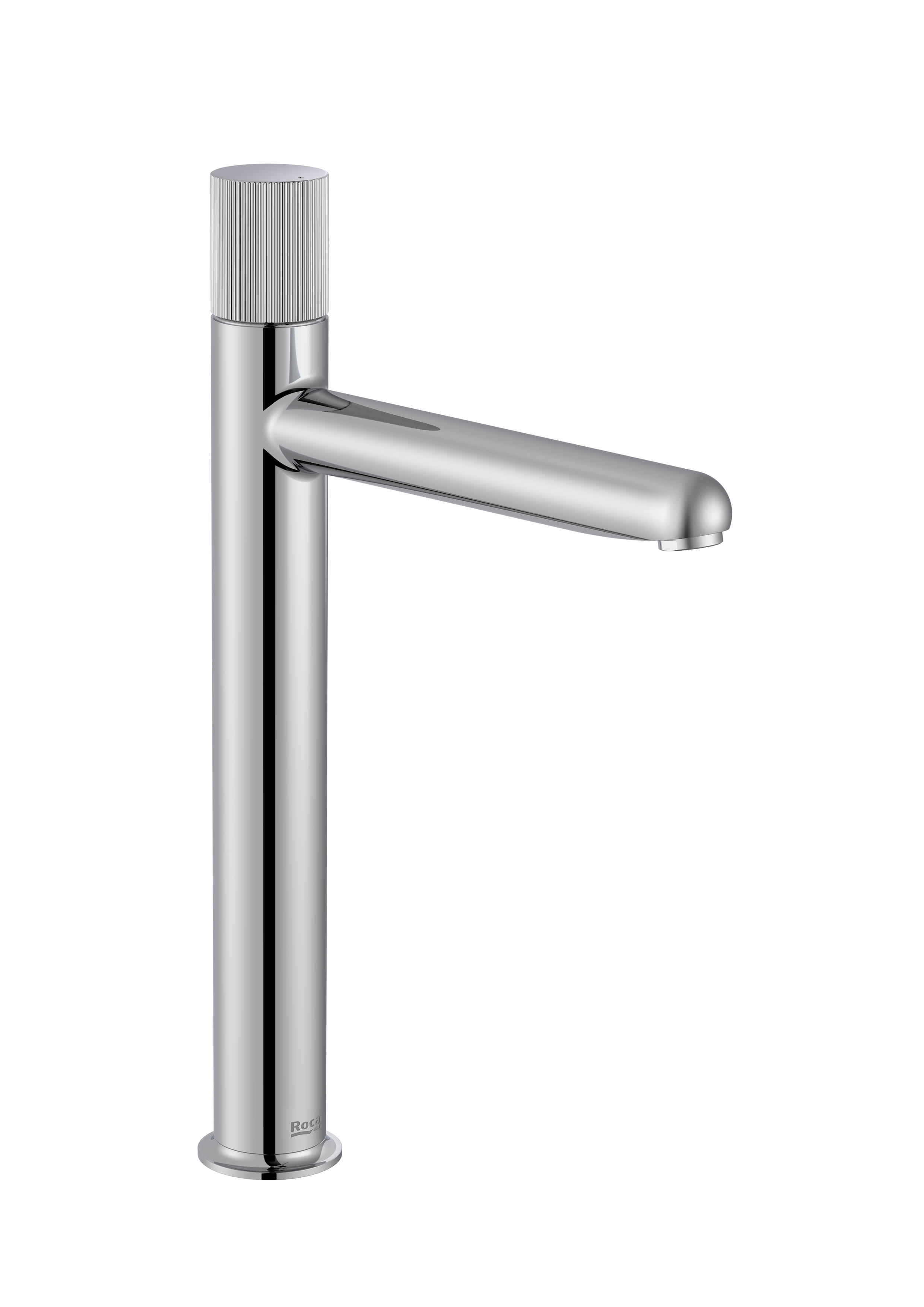 Basin mixer smooth body with Stripe handle. XL-SIZE - Chrome