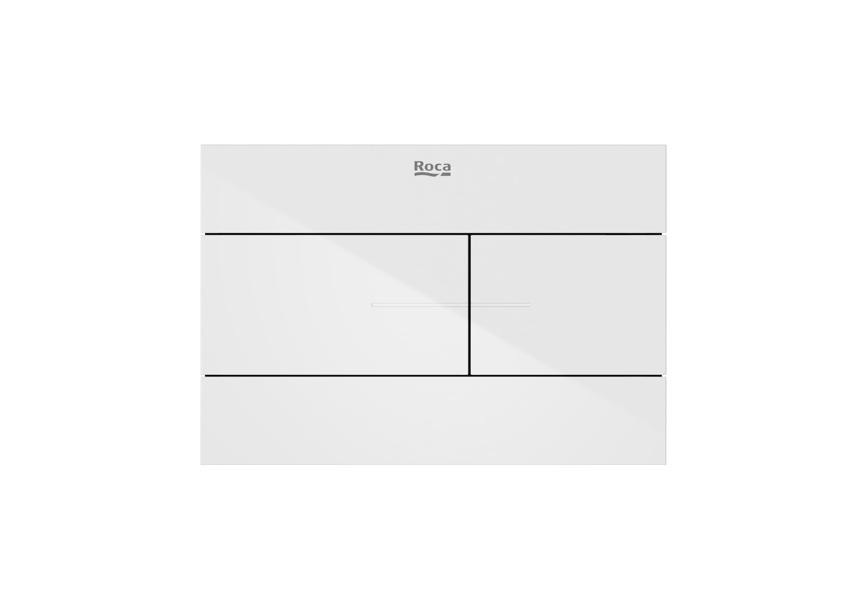 PS2 (DUPLO S) - Dual flush operating plate for concealed cistern. Cable technology. No tools required for installation. - White