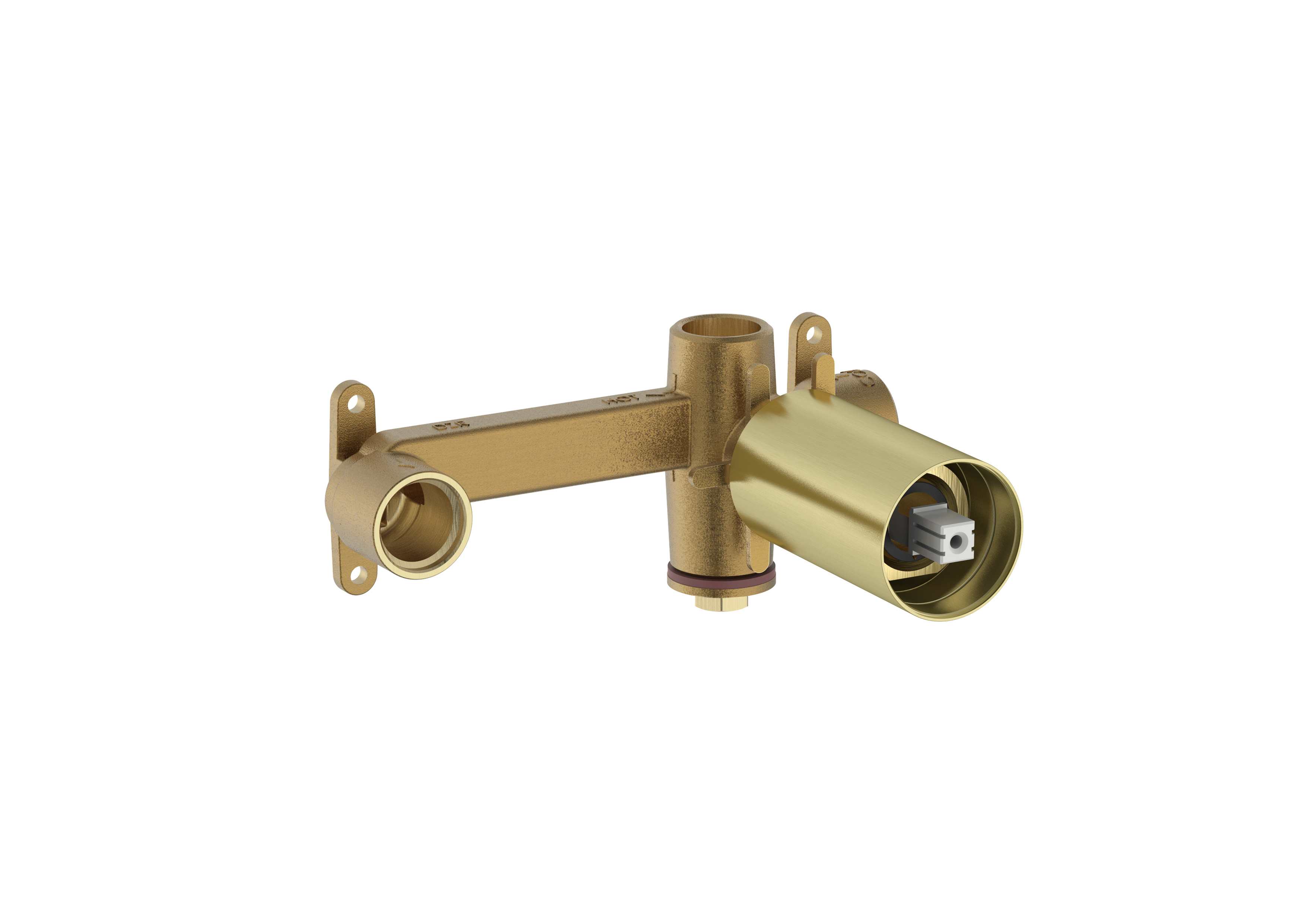 Built-in body for basin mixer - Brushed Brass