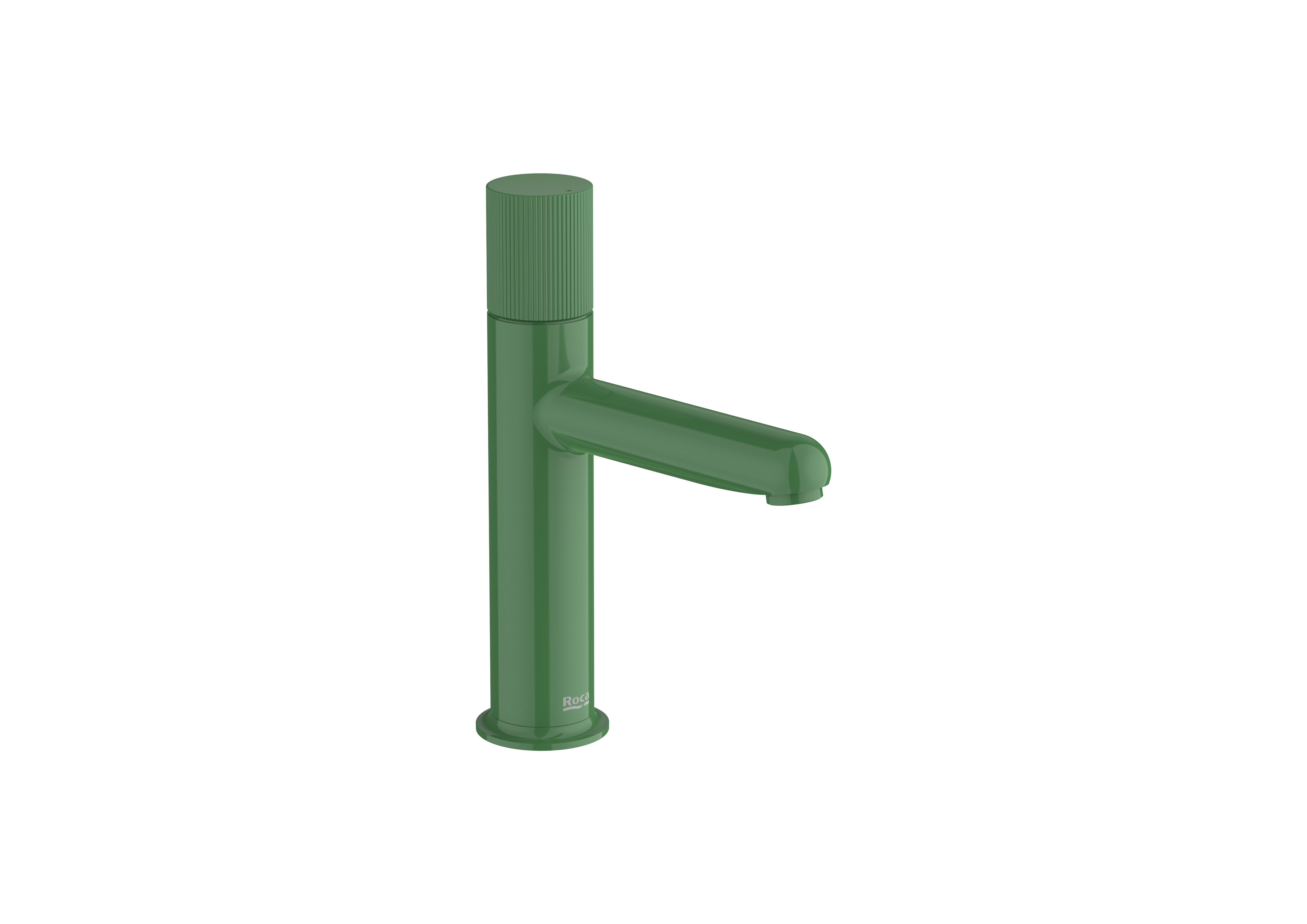 Basin mixer smooth body with Stripe handle. S-SIZE - Mint Green