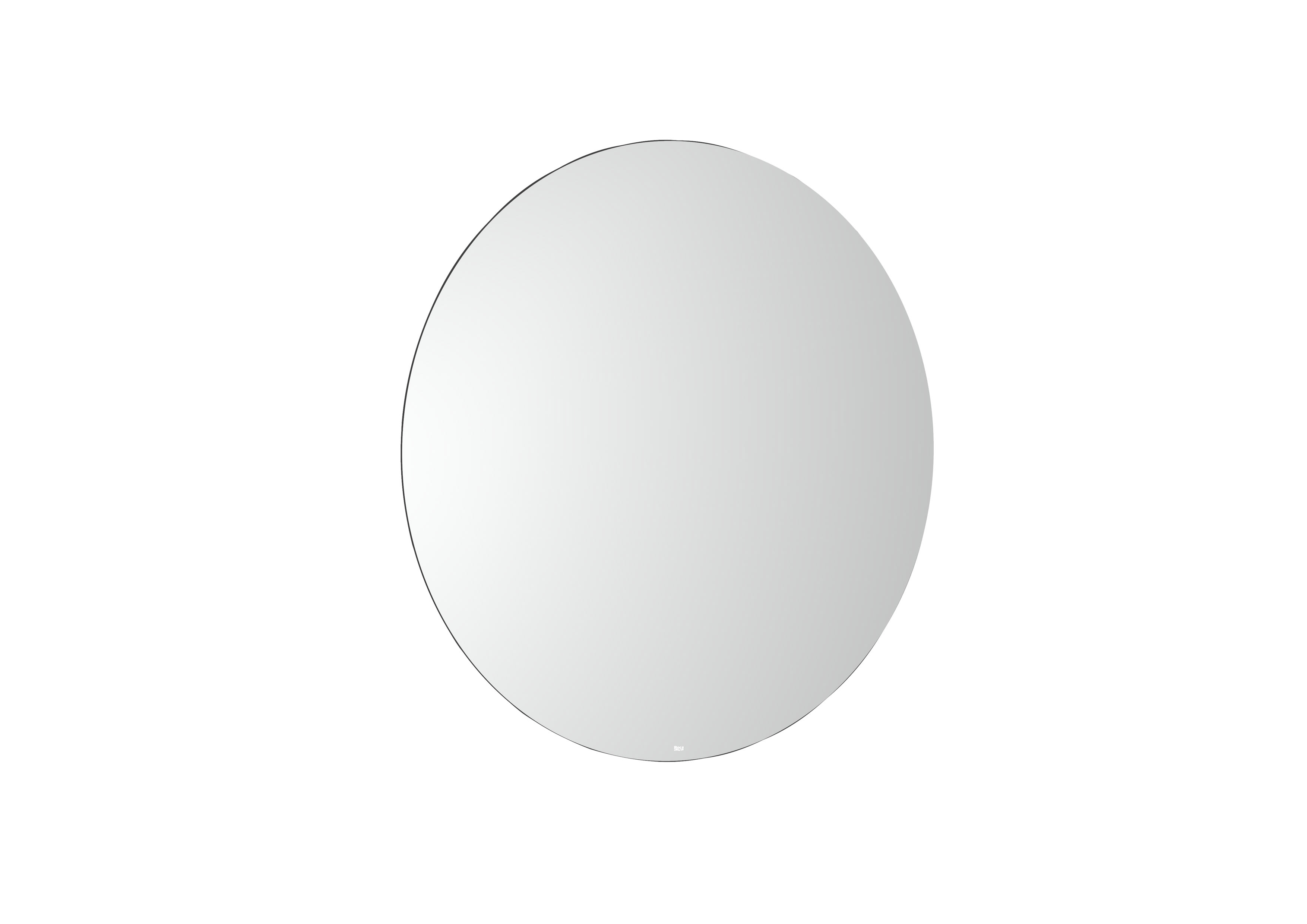 Round mirror with perimeter lighting. Colour temperature: 3000K