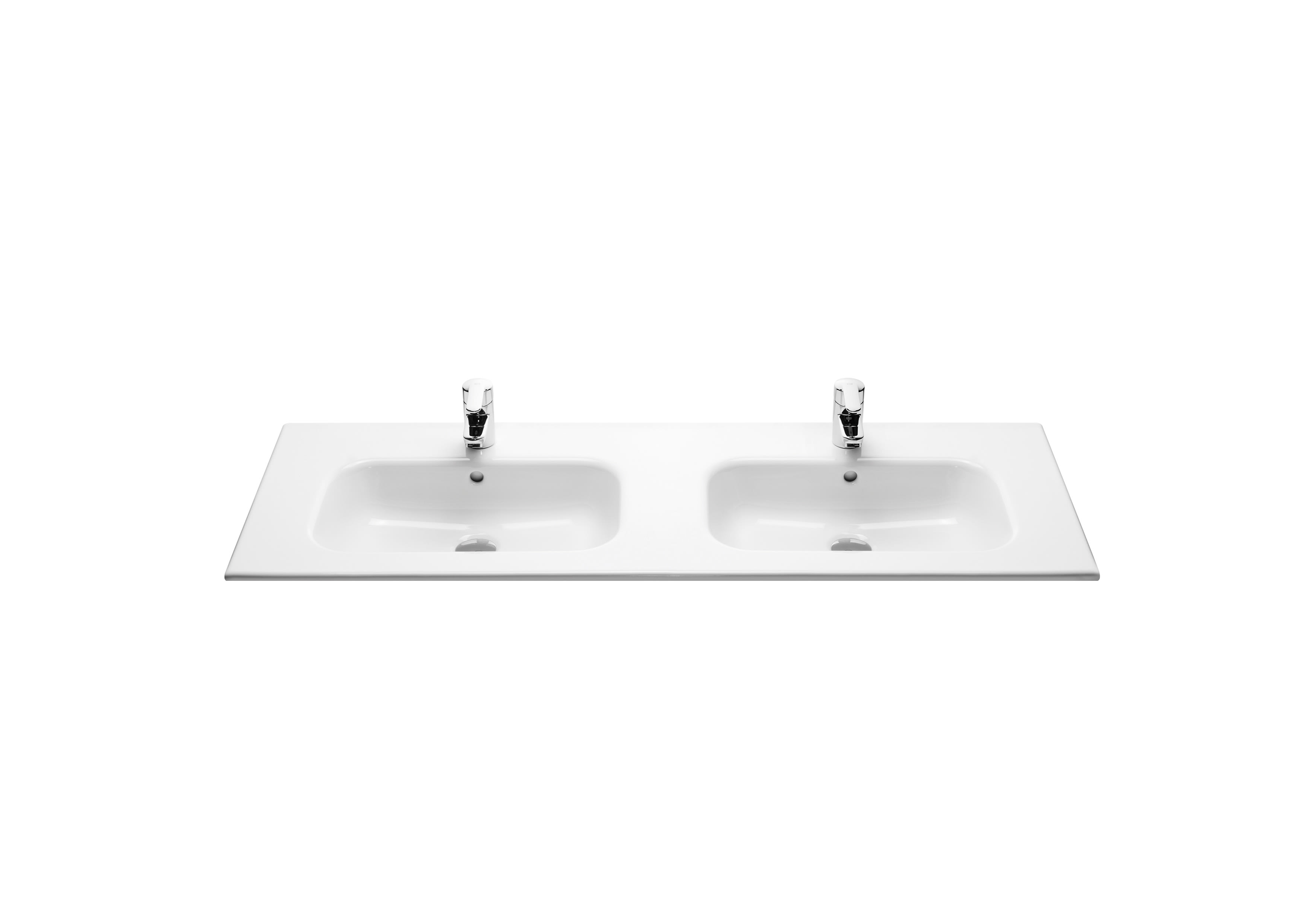 Unik basin(2 bowl basin and 2 tapholes)