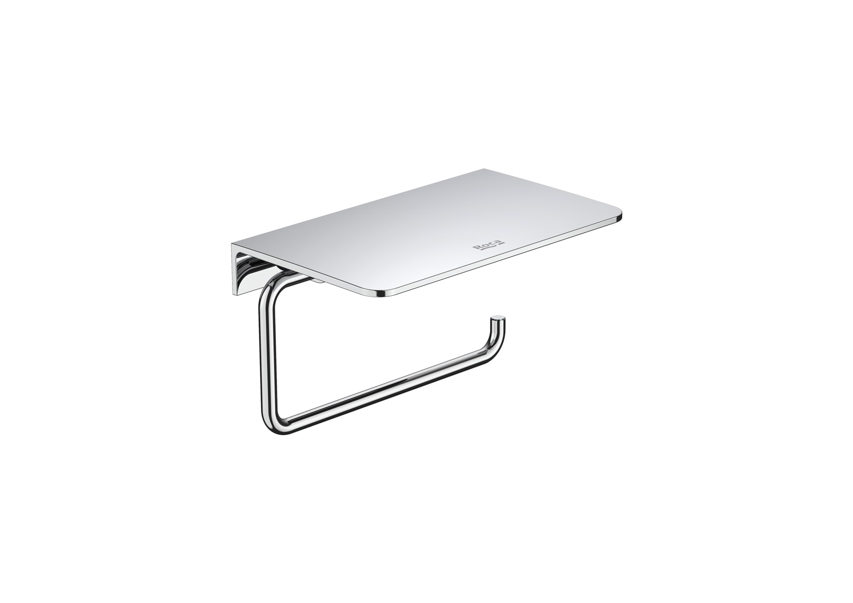 Toilet roll holder without cover