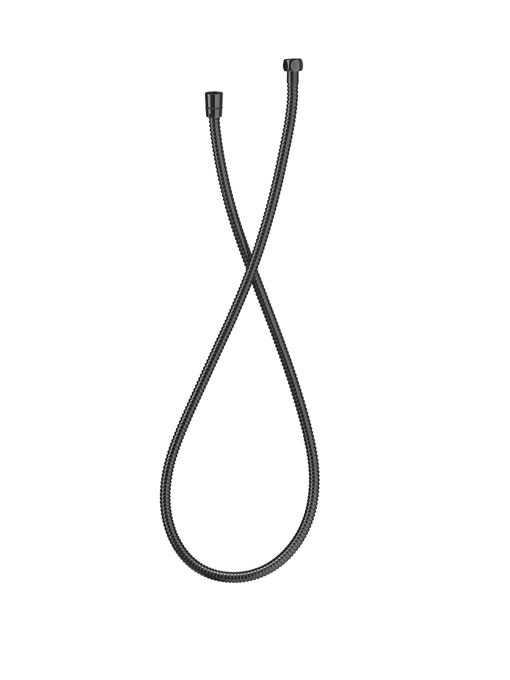 Flex 1.60M Anti-Torsion Shower Hose Titanium Black - Titanium black